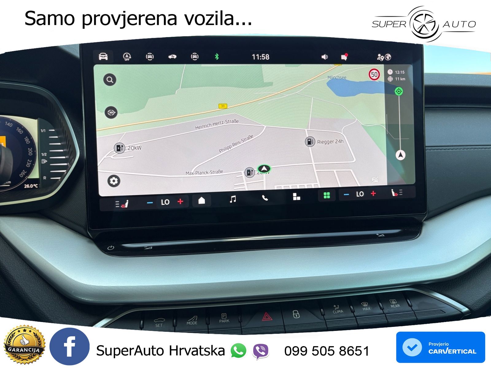 Škoda Octavia Combi 2.0 TDI (150 KS) DSG Selection MATRIX+GR SJED+KAM
