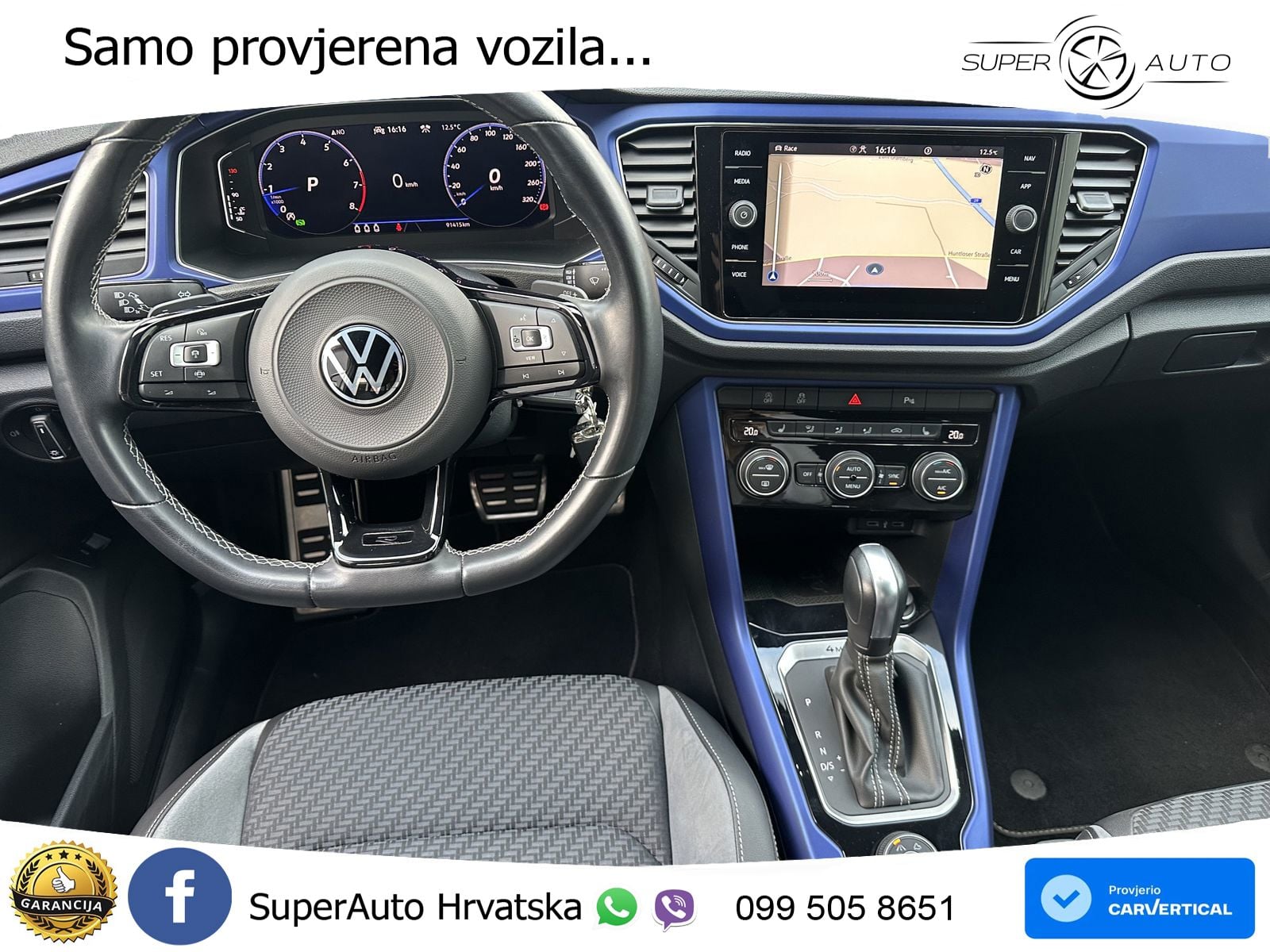Volkswagen T-Roc I R 2.0 TSI (300 KS) OPF 4M DSG LED+GR SJED+ACC
