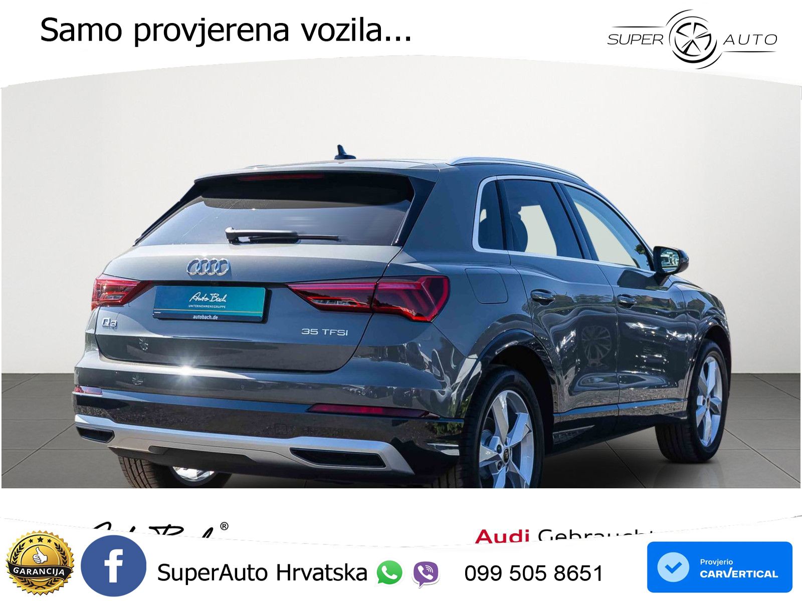 Audi Q3 35 TFSI (150 KS) S tronic advanced LED+GR SJED+ACC