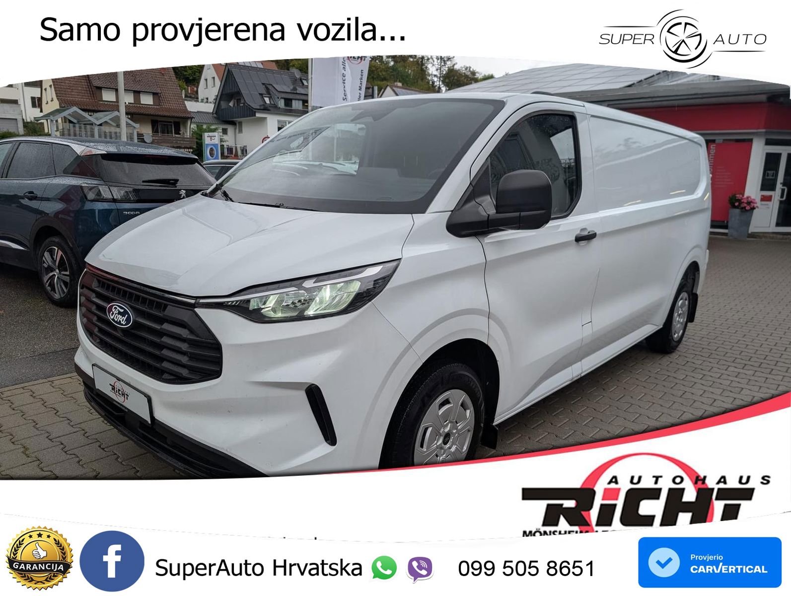 Ford Transit Custom Trend 2.0 L2 320 Kamera LED 136 KS