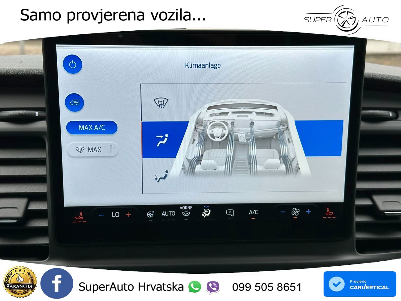 Ford Transit Pritsche DoKa Trend 350 L3 AHK*SHZ*CAM* 165 KS