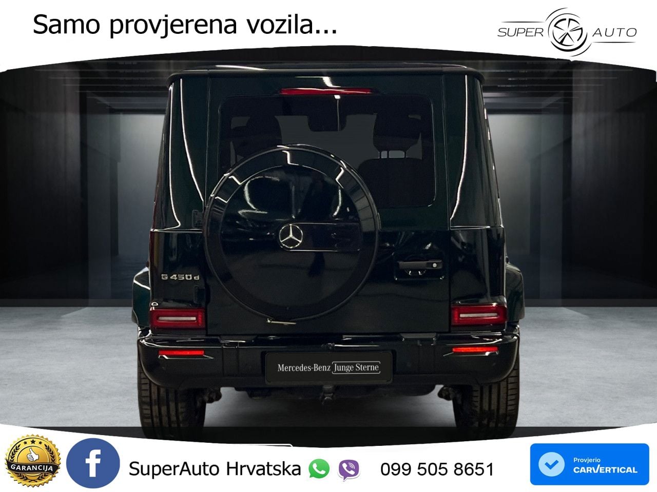 Mercedes G 450d Long (367 KS) 4MATIC 9G-TRONIC Exclusive LED+GR SJED+ACC