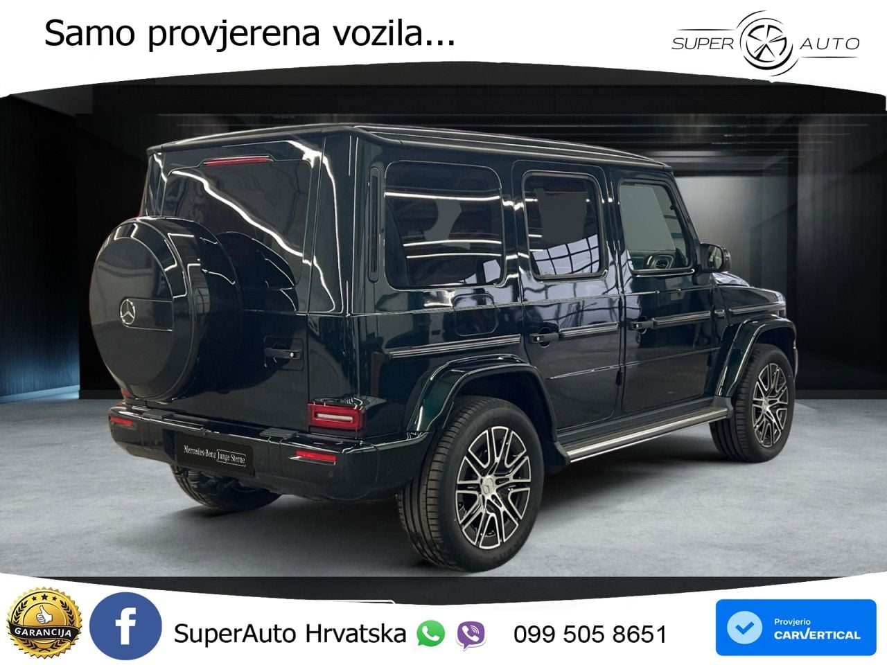 Mercedes G 450d Long (367 KS) 4MATIC 9G-TRONIC Exclusive LED+GR SJED+ACC