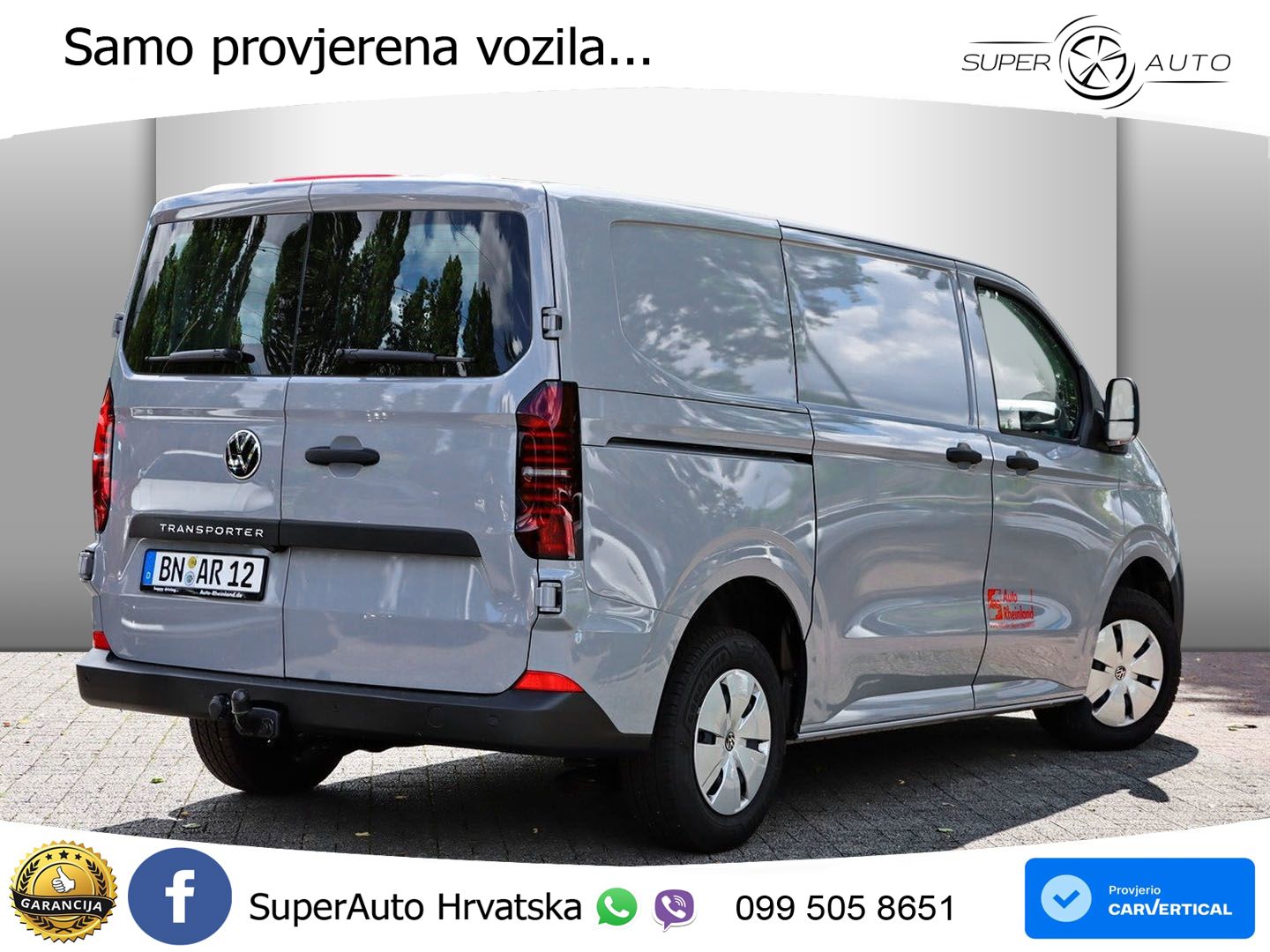 Volkswagen T7 Transporter Kasten 2.0 TDI AHK/MATRIX LED/PDC 110 KS