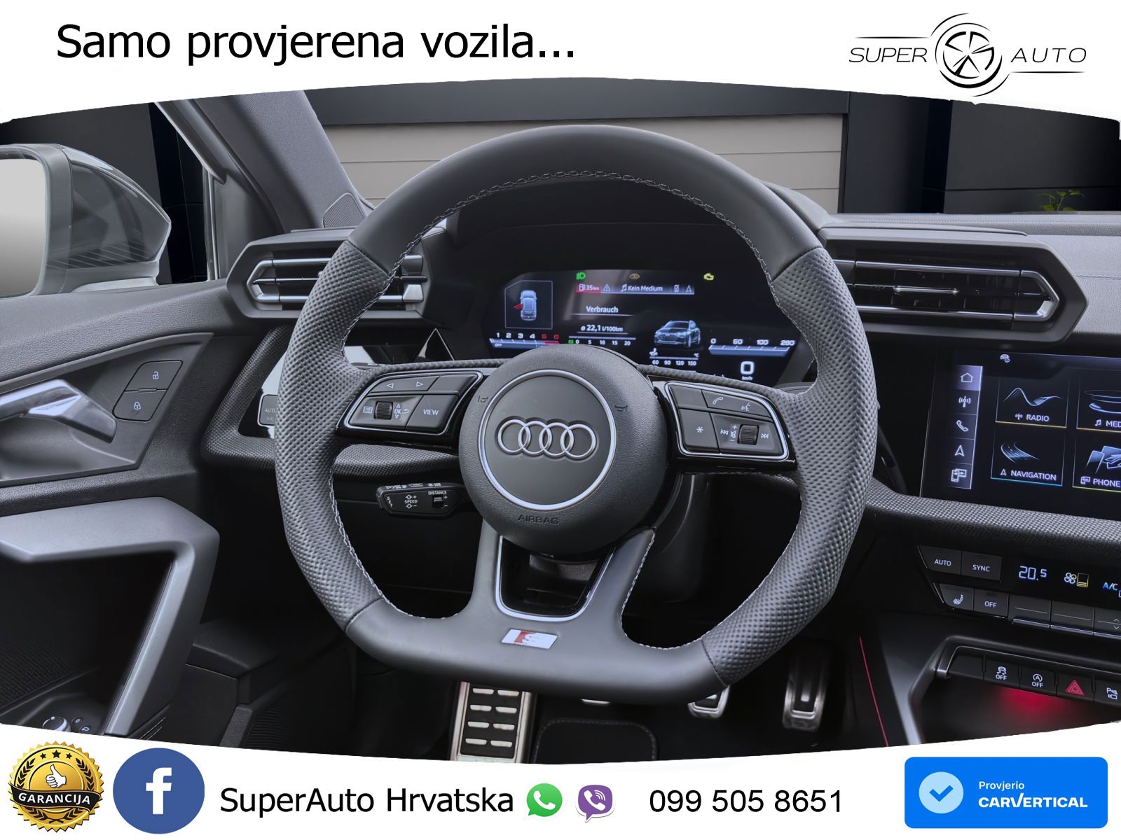 Audi A3 30 TDI (116 KS) advanced LED+GR SJED+ACC
