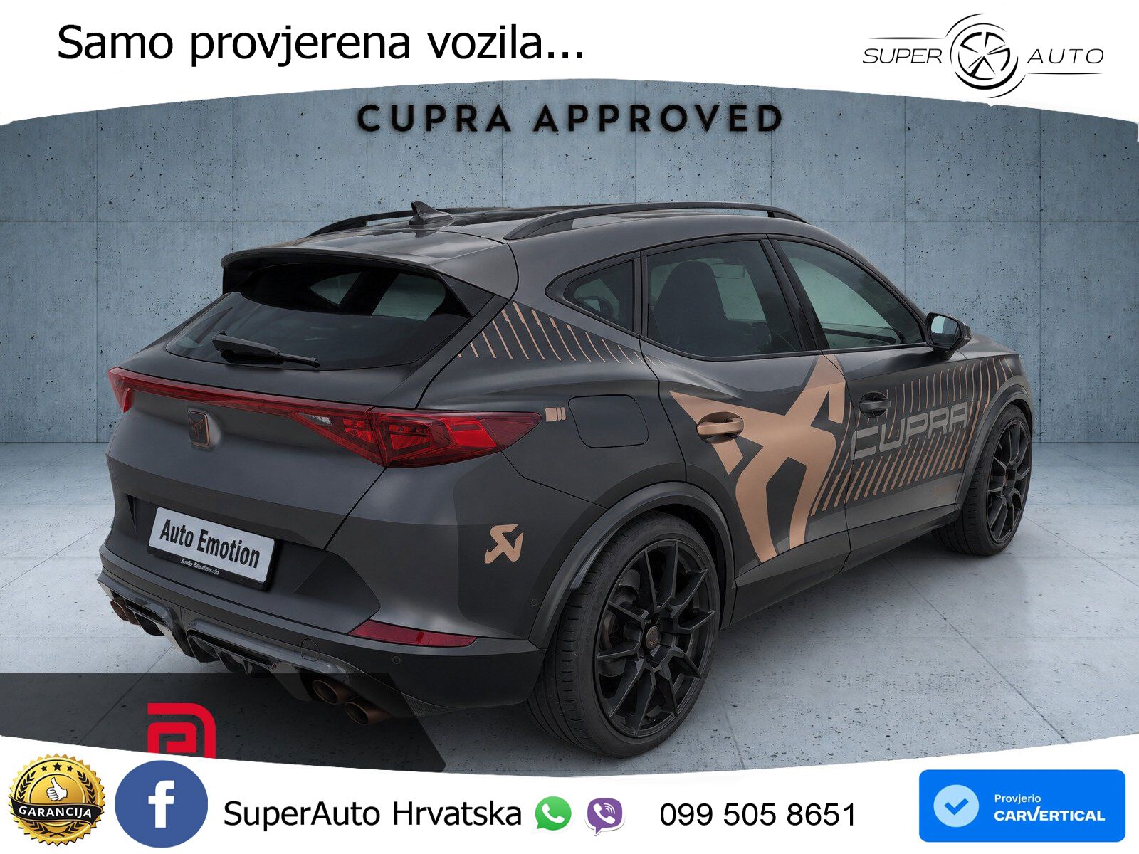 Cupra Formentor VZ5 2.5 TSI (390 KS) 4Drive DSG LED+GR SJED+ACC