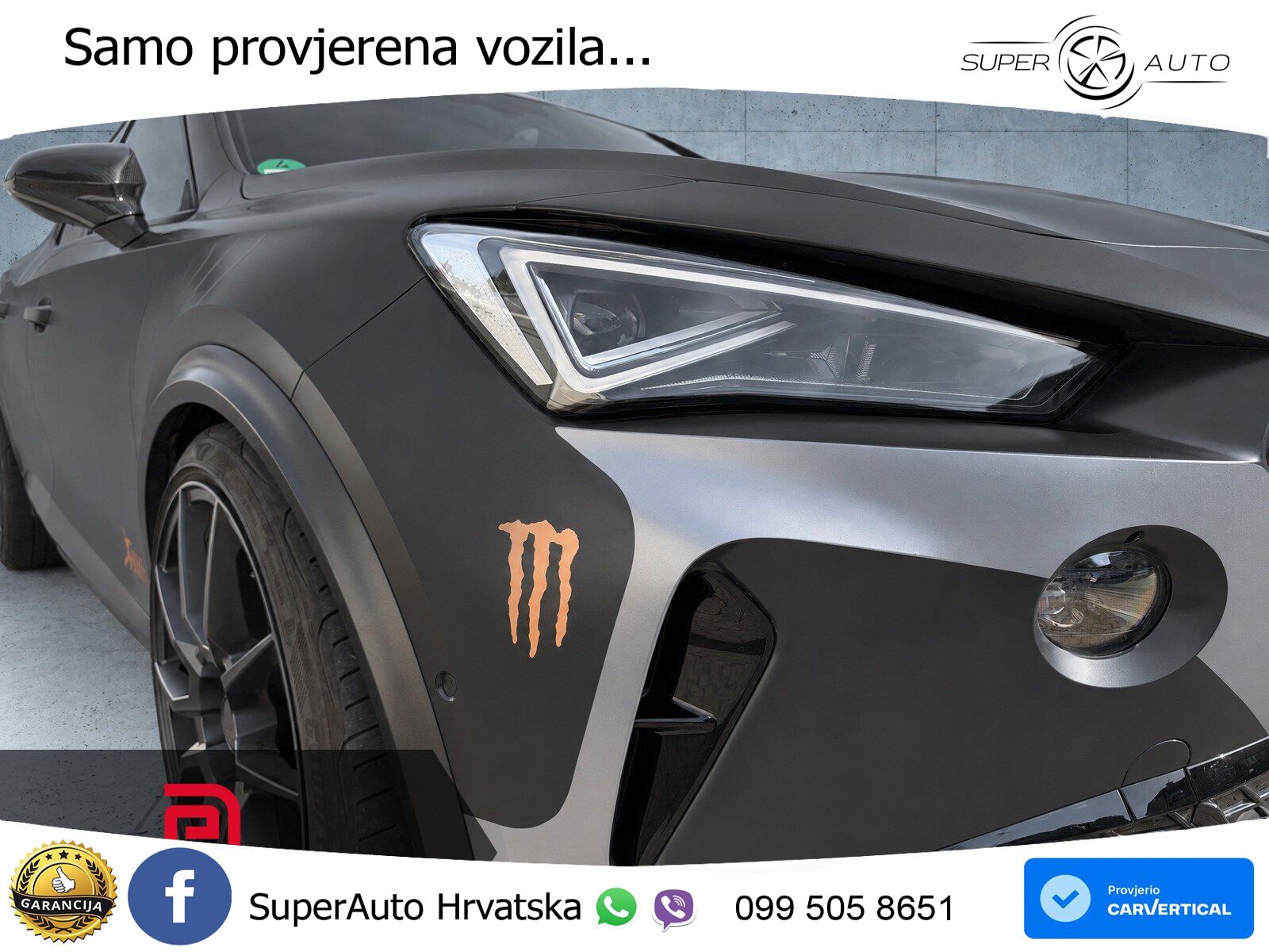 Cupra Formentor VZ5 2.5 TSI (390 KS) 4Drive DSG LED+GR SJED+ACC