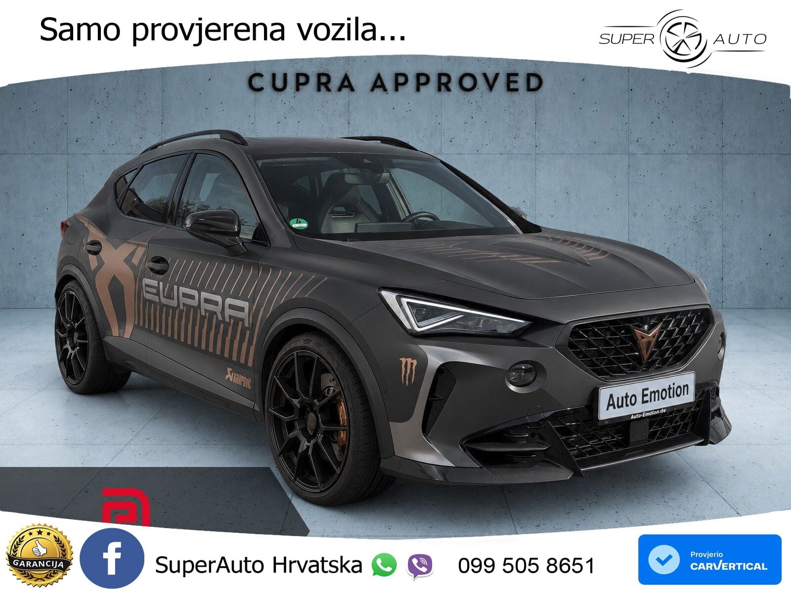 Cupra Formentor VZ5 2.5 TSI (390 KS) 4Drive DSG LED+GR SJED+ACC