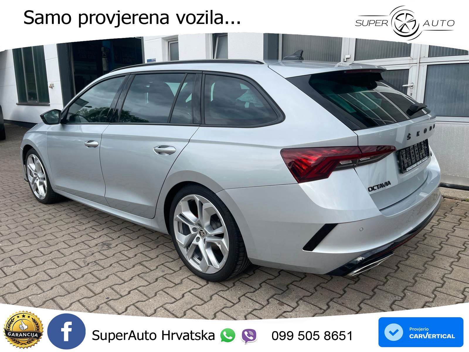 Škoda Octavia Combi RS 2.0 TDI (200 KS) DSG LED+GR SJED+ACC