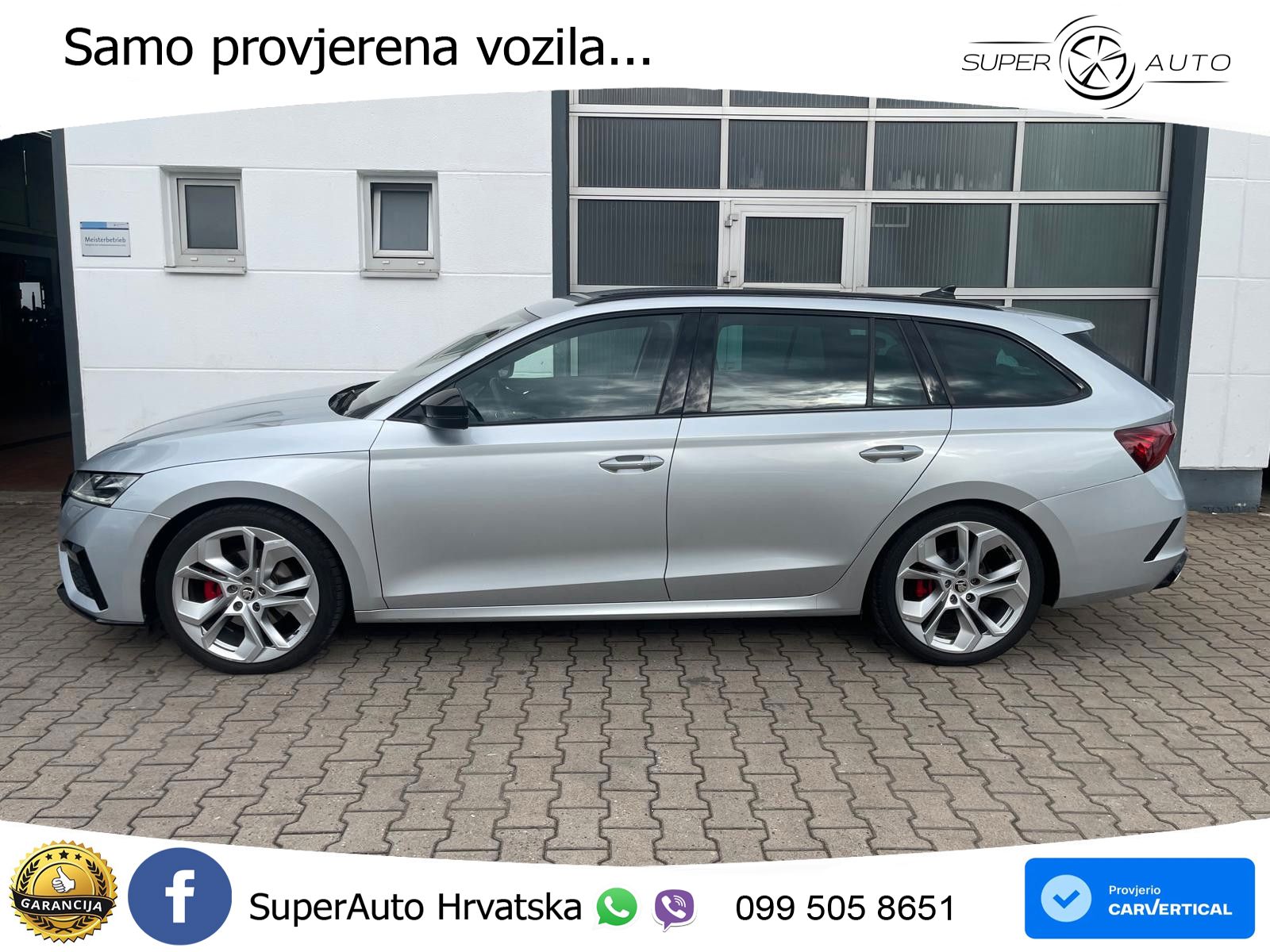 Škoda Octavia Combi RS 2.0 TDI (200 KS) DSG LED+GR SJED+ACC