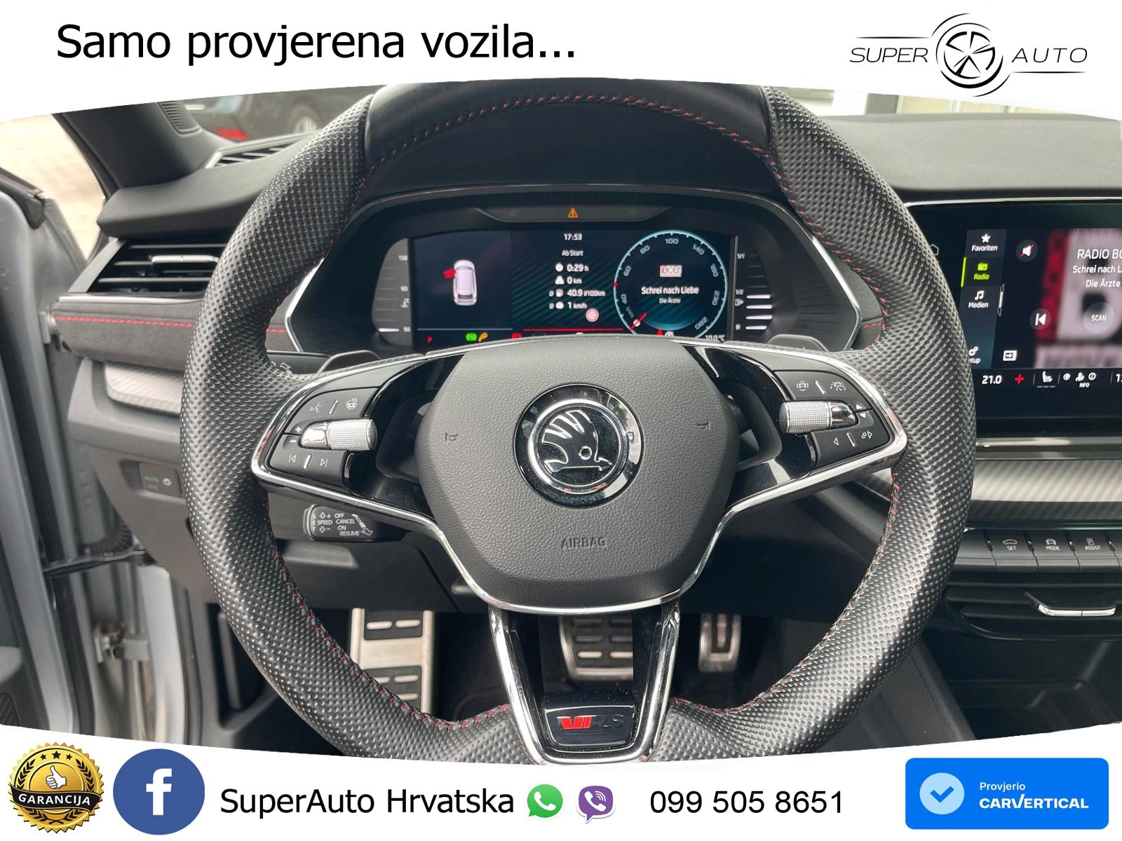 Škoda Octavia Combi RS 2.0 TDI (200 KS) DSG LED+GR SJED+ACC