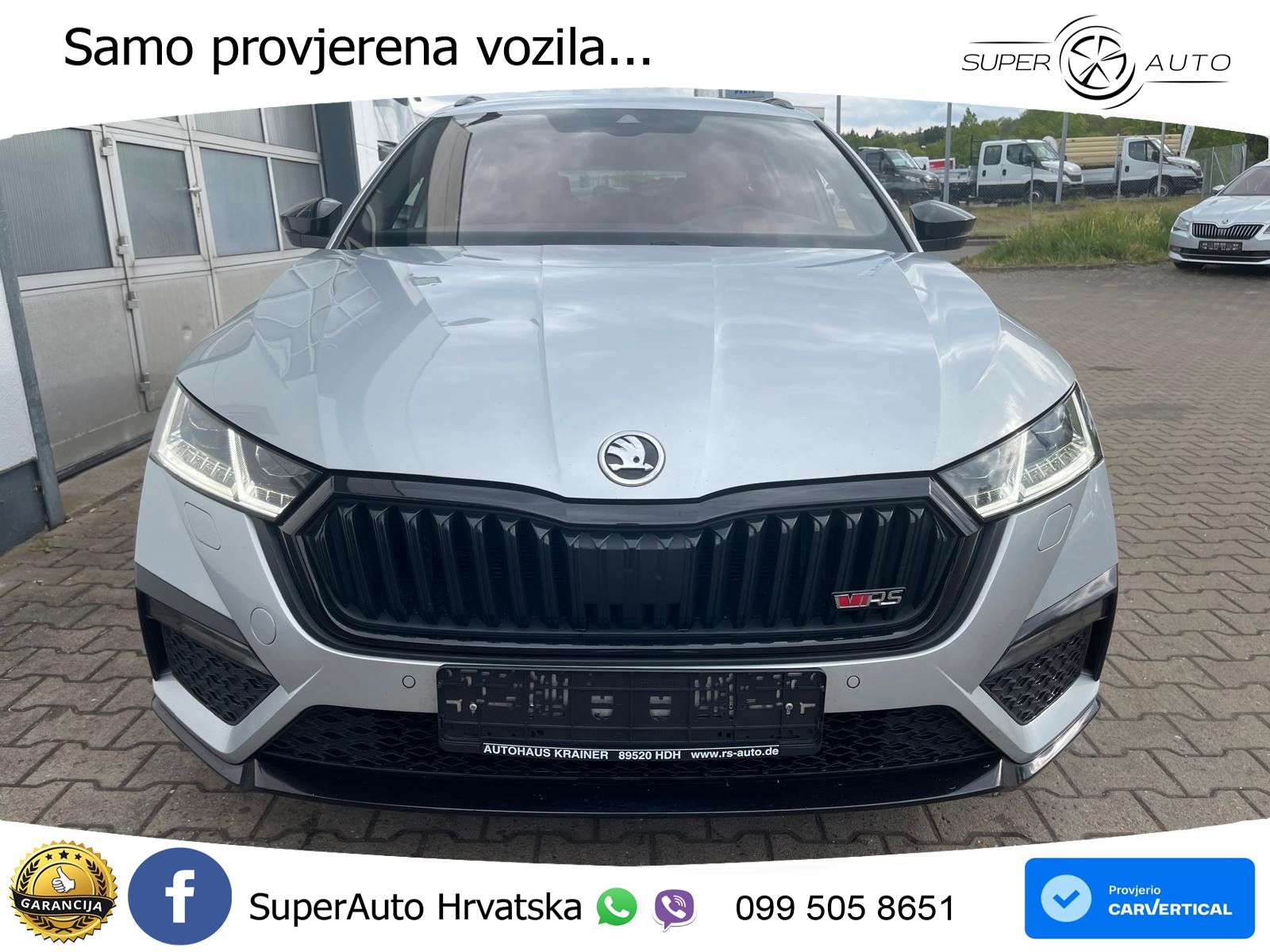 Škoda Octavia Combi RS 2.0 TDI (200 KS) DSG LED+GR SJED+ACC