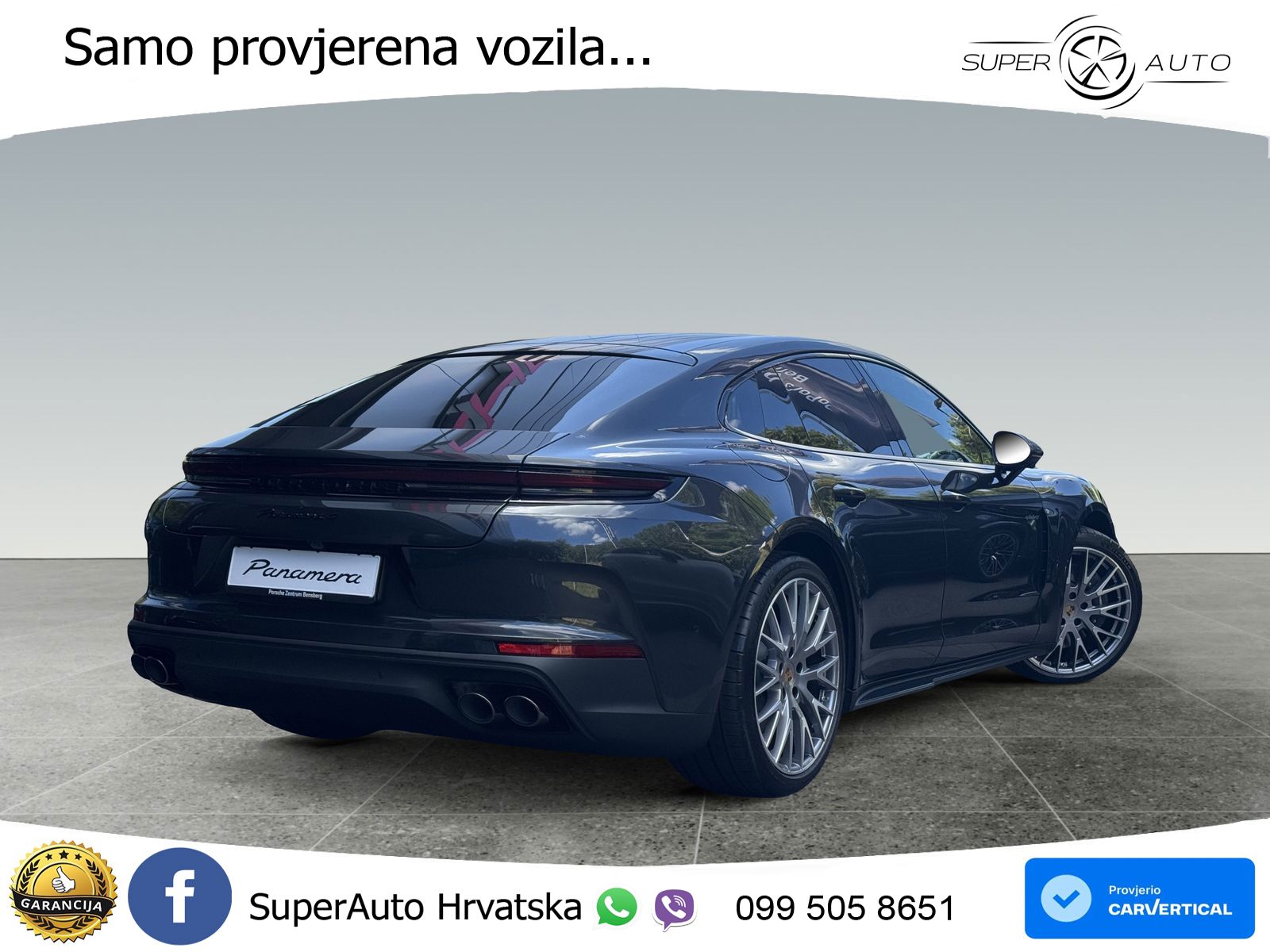 Porsche Panamera 4 2.9 V6 (470 KS) E-Hybrid PDK ACC+HEAD+4xGR SJED+360+PANO