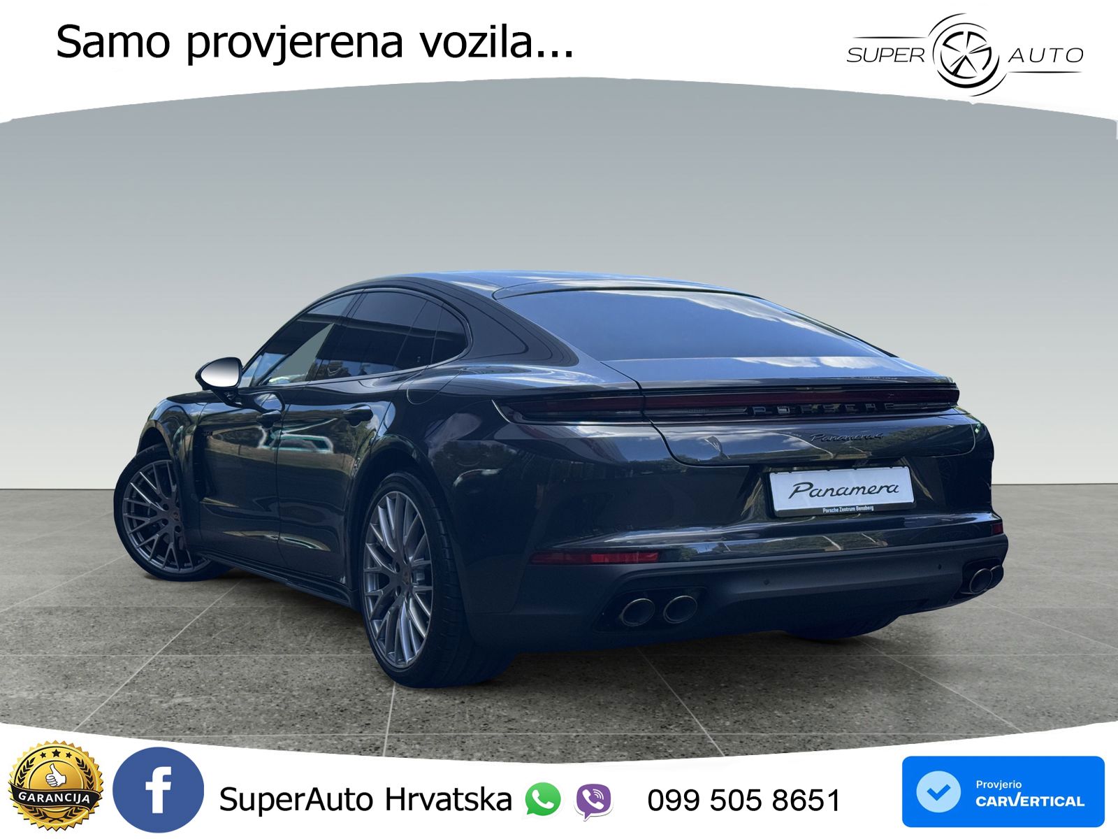 Porsche Panamera 4 2.9 V6 (470 KS) E-Hybrid PDK ACC+HEAD+4xGR SJED+360+PANO
