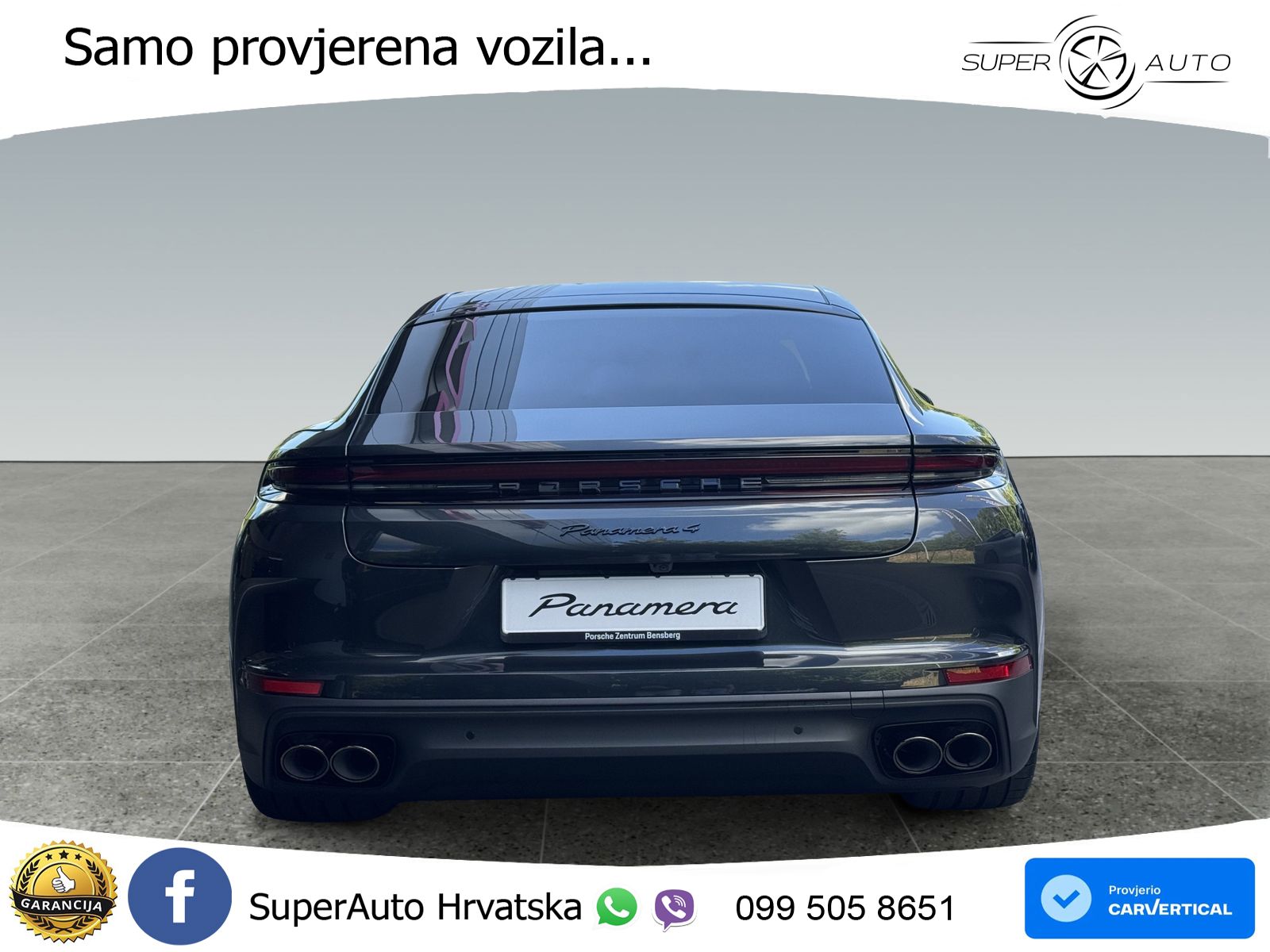Porsche Panamera 4 2.9 V6 (470 KS) E-Hybrid PDK ACC+HEAD+4xGR SJED+360+PANO