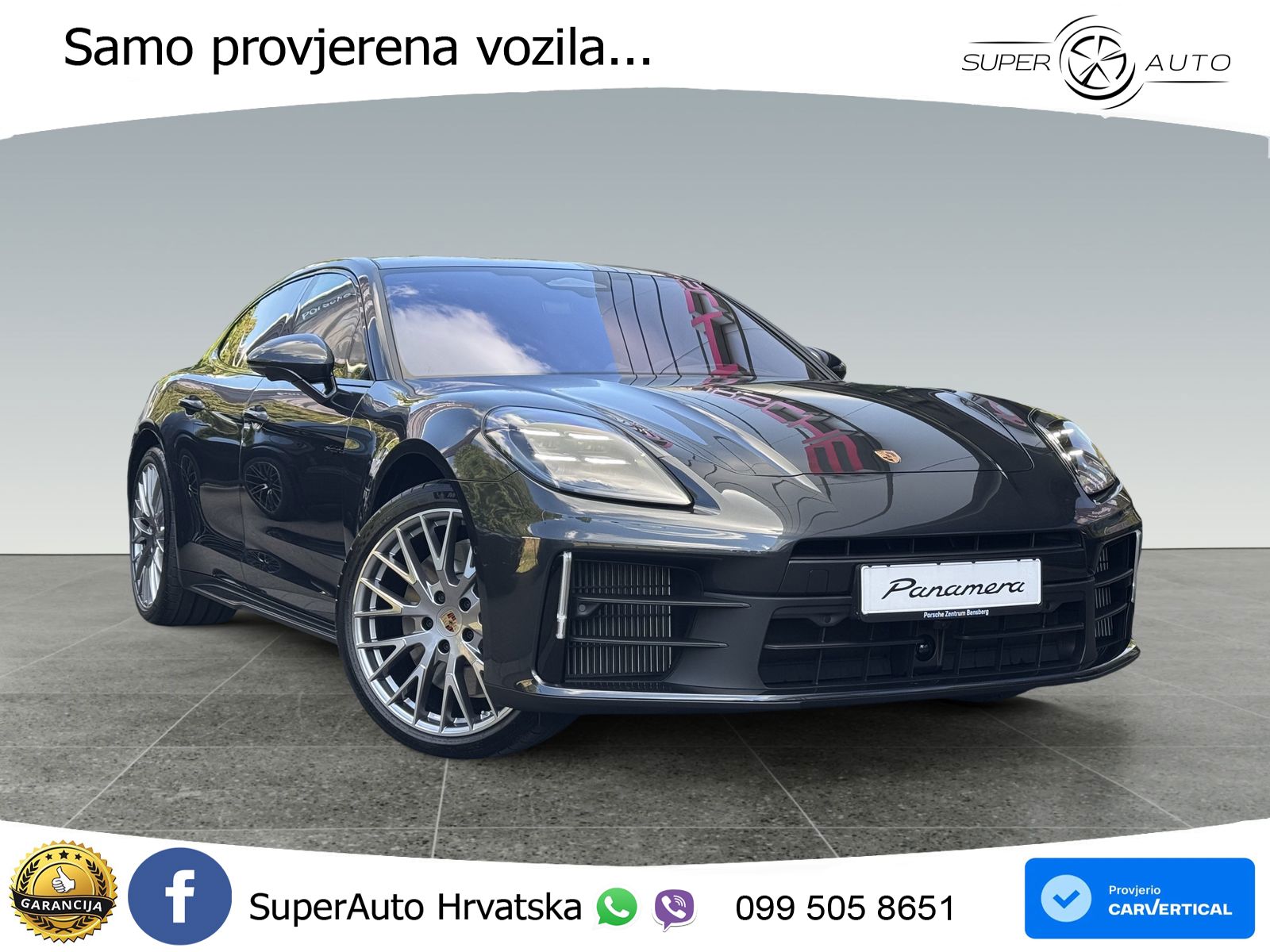 Porsche Panamera 4 2.9 V6 (470 KS) E-Hybrid PDK ACC+HEAD+4xGR SJED+360+PANO