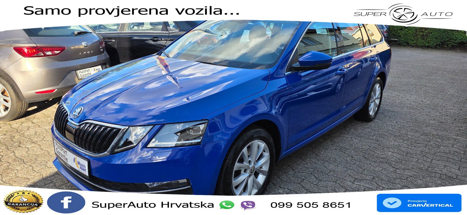 Škoda Octavia Combi 2.0 TDI (150 KS) LED+GR SJED+ACC
