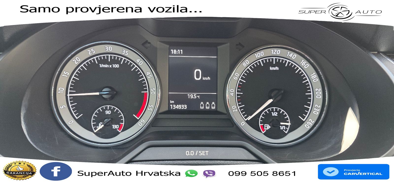 Škoda Octavia Combi 2.0 TDI (150 KS) LED+GR SJED+ACC