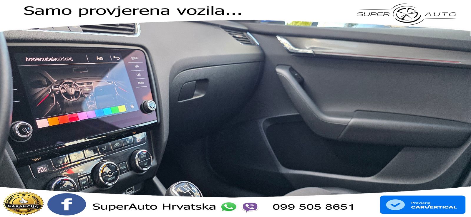 Škoda Octavia Combi 2.0 TDI (150 KS) LED+GR SJED+ACC