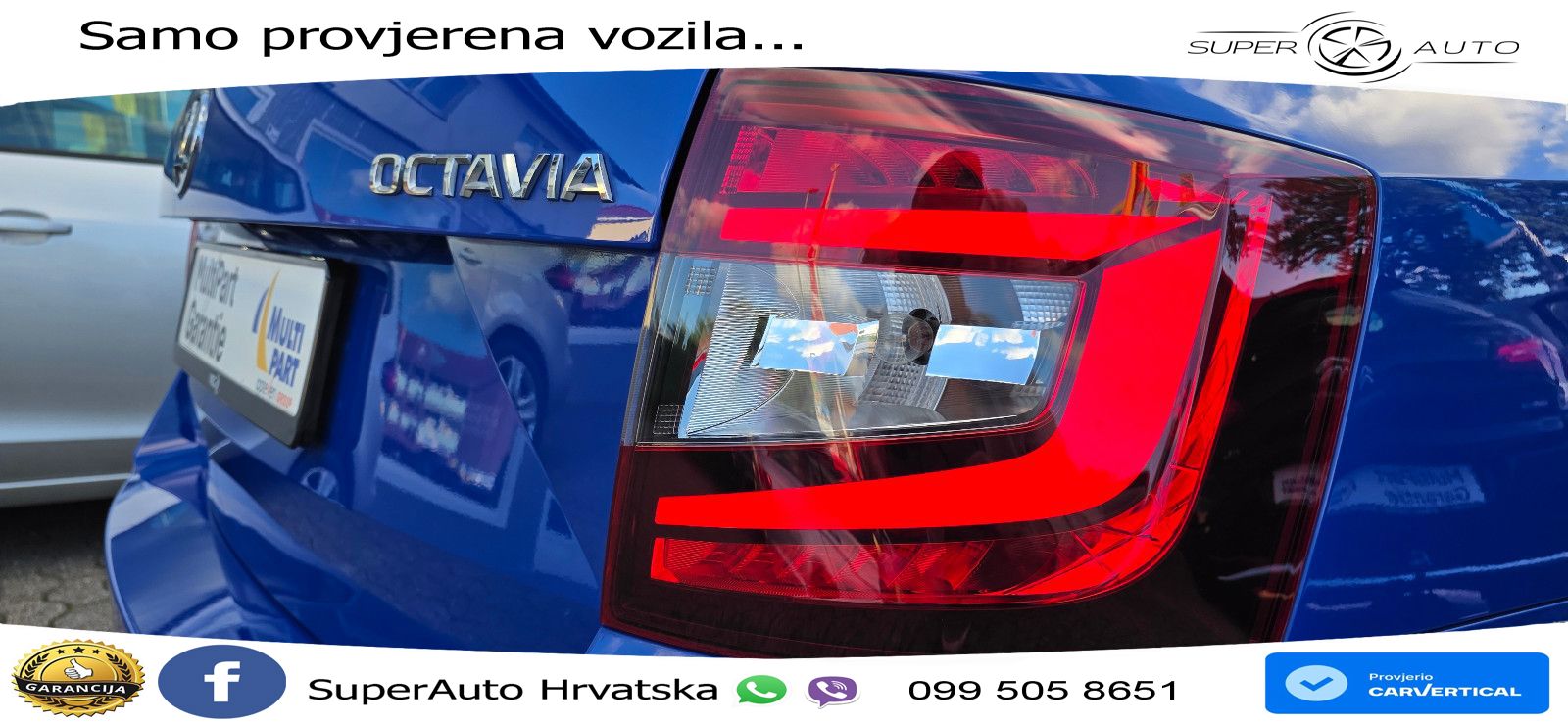 Škoda Octavia Combi 2.0 TDI (150 KS) LED+GR SJED+ACC