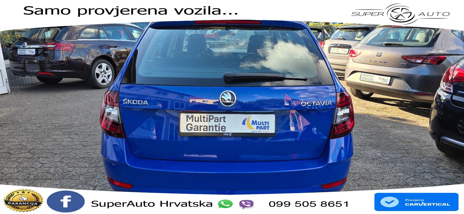 Škoda Octavia Combi 2.0 TDI (150 KS) LED+GR SJED+ACC