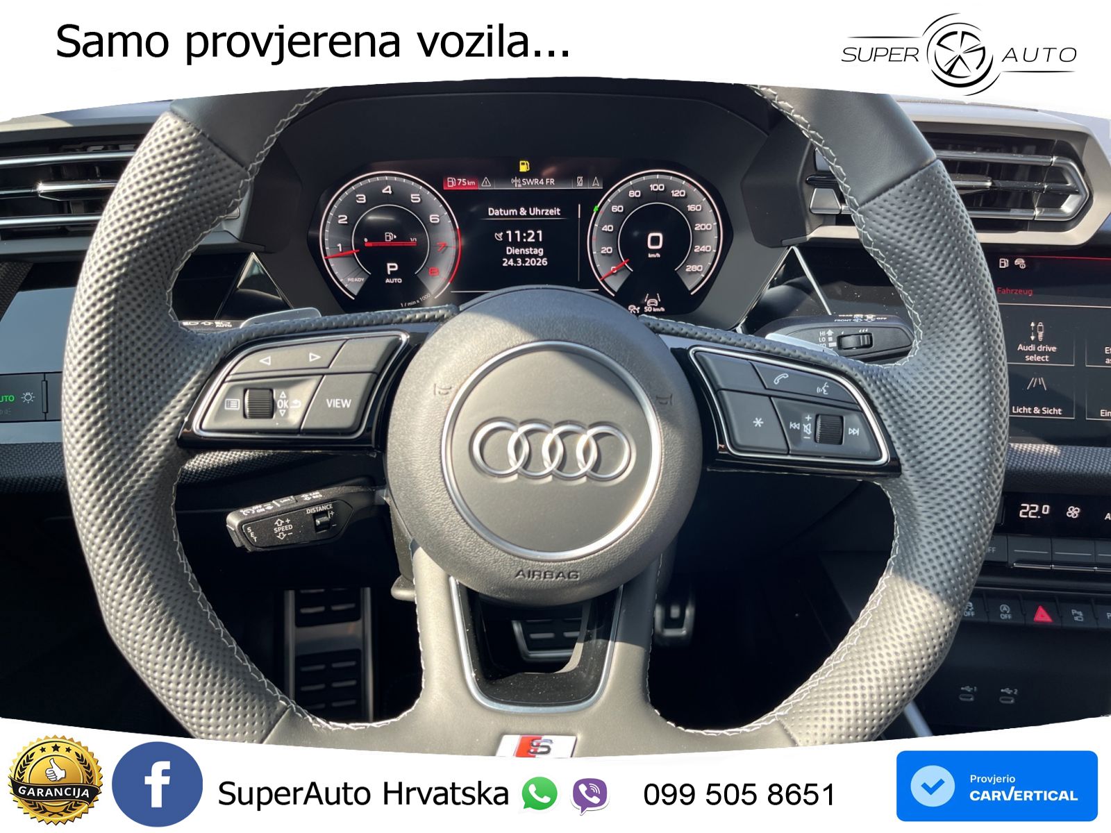 Audi A3 35 TFSI (150 KS) S tronic S line LED+GR SJED+ACC