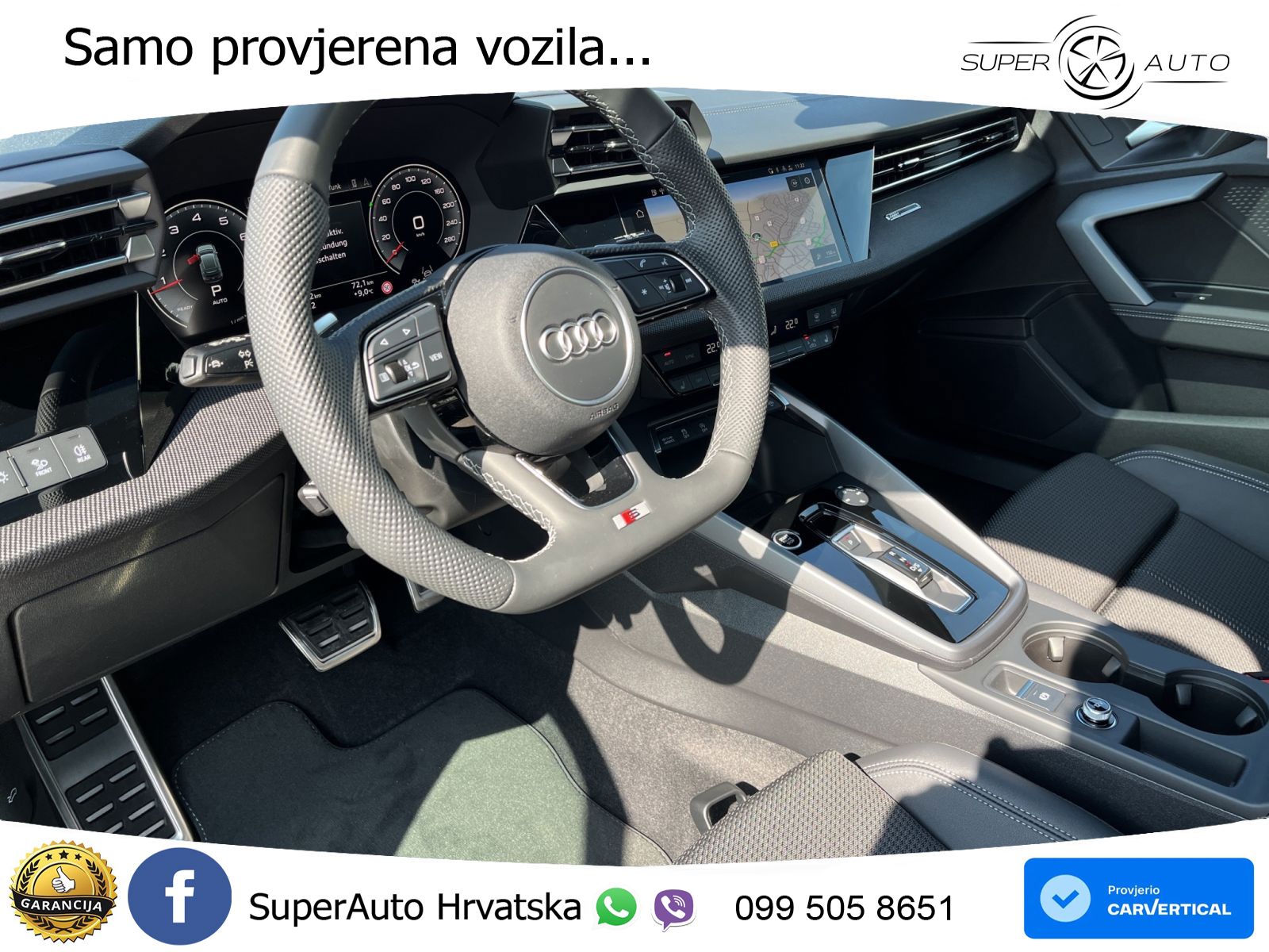 Audi A3 35 TFSI (150 KS) S tronic S line LED+GR SJED+ACC