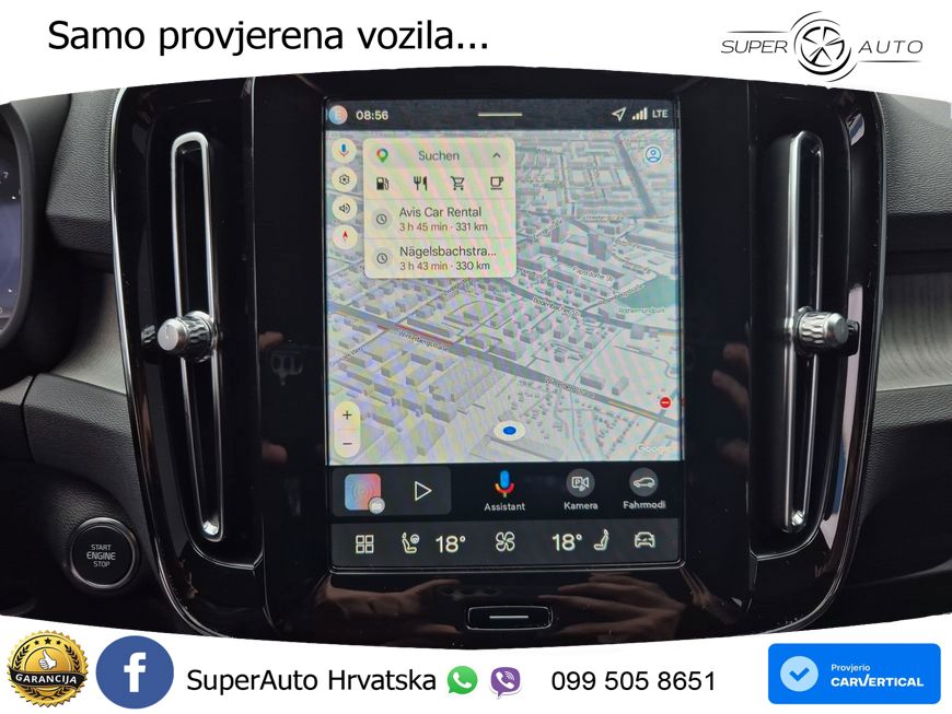Volvo XC40 2.0 B3 163 KS Automatic LED+GR SJED+ACC