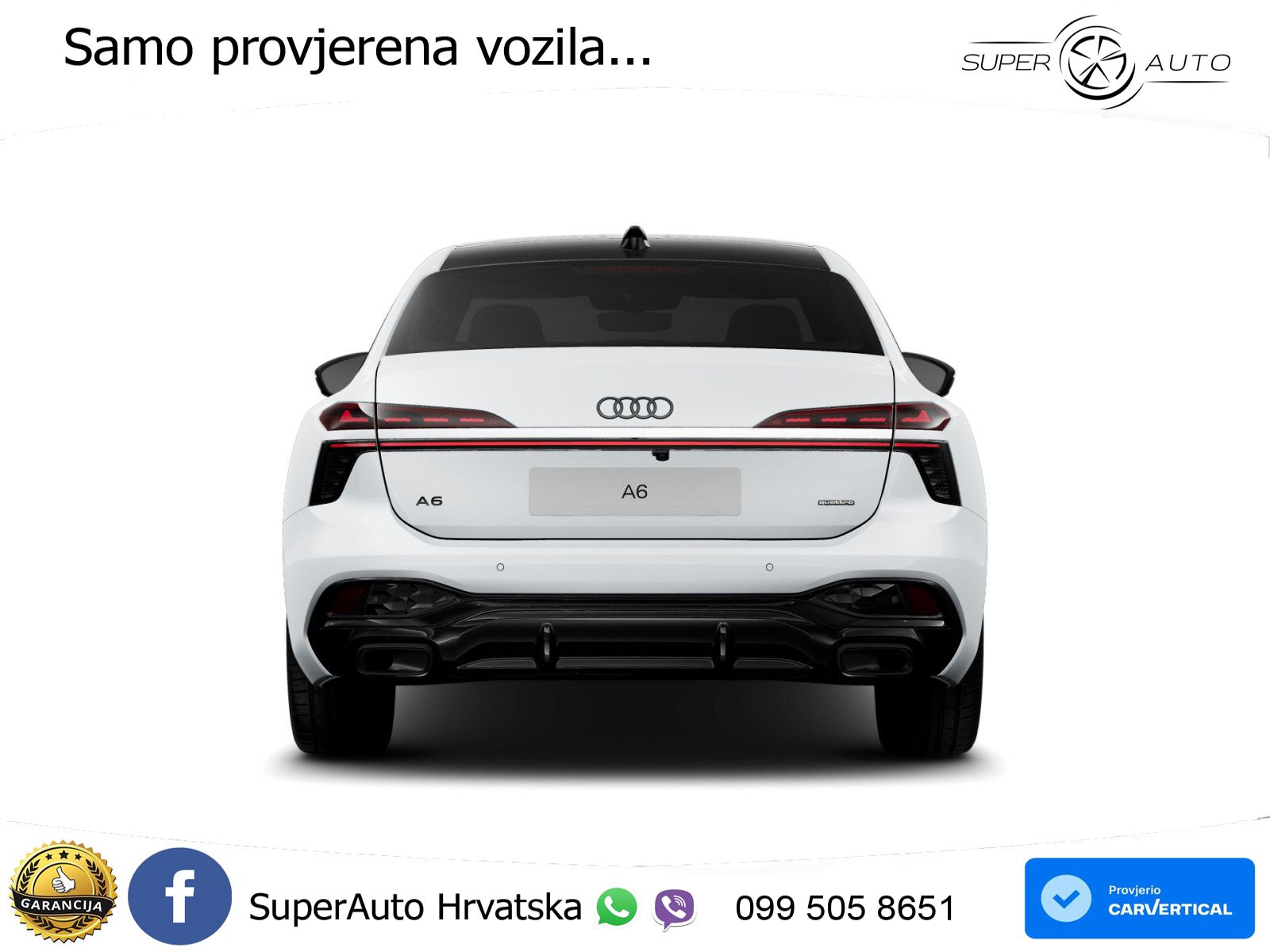 Audi A6 3.0 TFSI V6 (367 KS) quattro S tronic S line LED+GR SJED+ACC