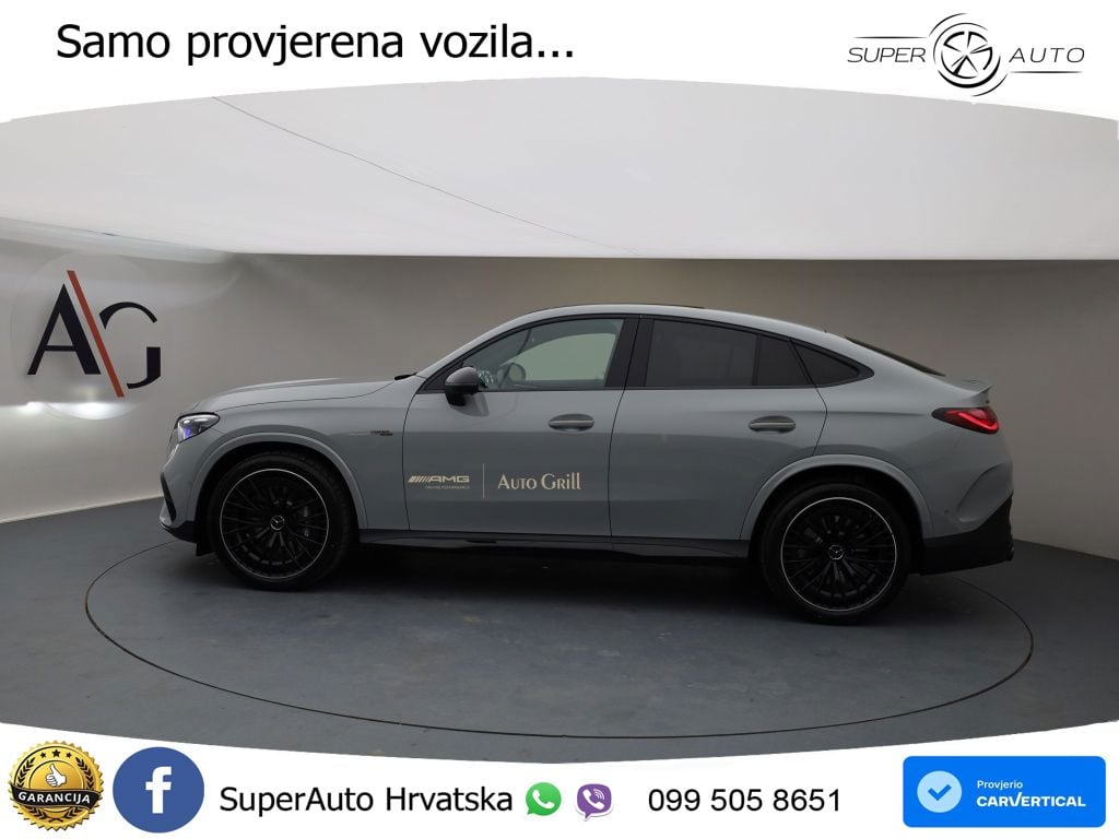 Mercedes GLC Coupe AMG 53 (449 KS) 4MATIC+ AMG SPEEDSHIFT TCT 9G ACC+HEAD+GR SJED+360+PANO