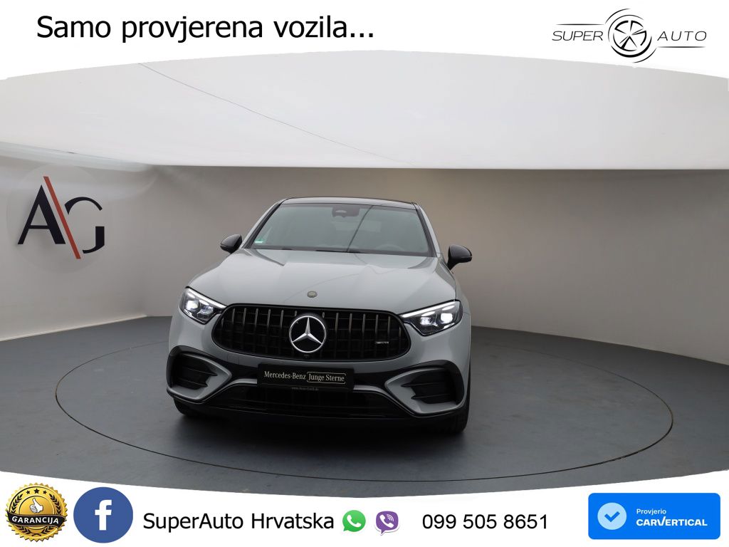 Mercedes GLC Coupe AMG 53 (449 KS) 4MATIC+ AMG SPEEDSHIFT TCT 9G ACC+HEAD+GR SJED+360+PANO