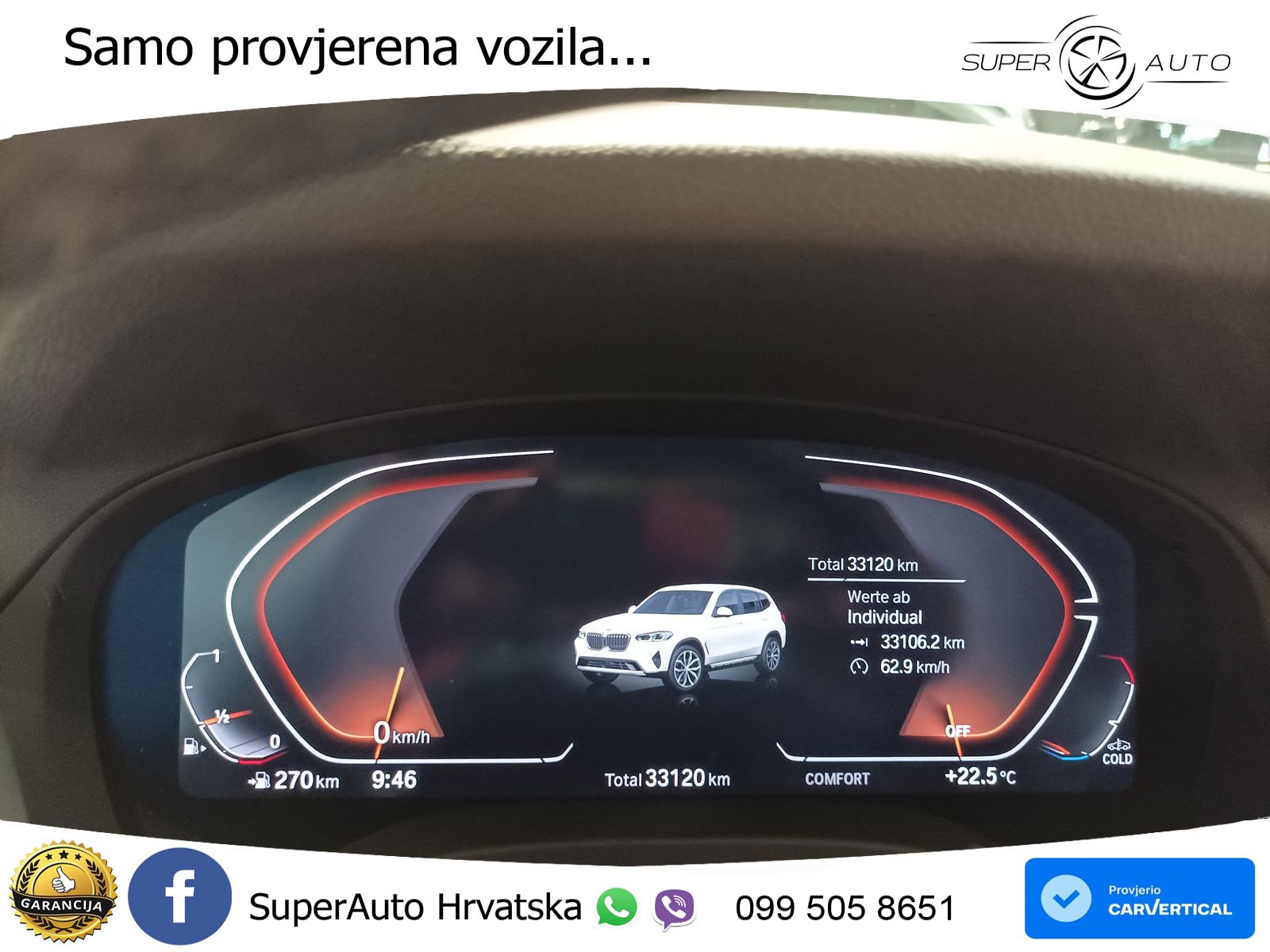 BMW X3 30i xDrive Steptronic ACC+HEAD+GR SJED+360+PANO