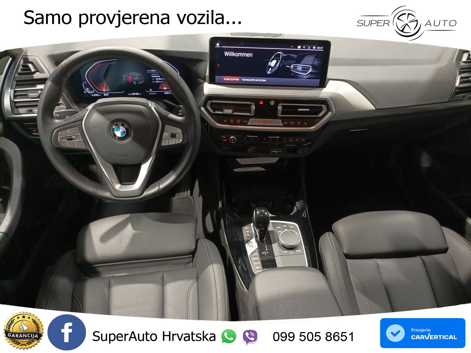 BMW X3 30i xDrive Steptronic ACC+HEAD+GR SJED+360+PANO