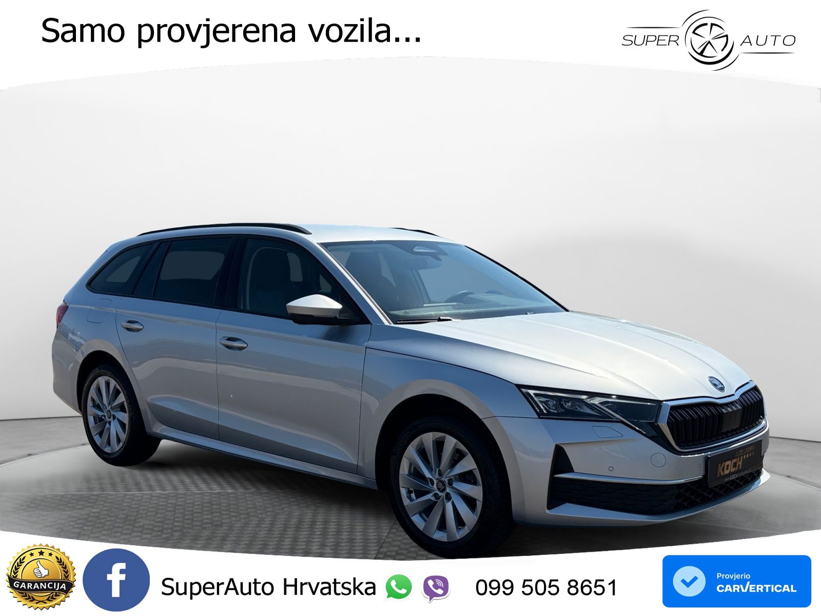 Škoda Octavia Combi 1.5 TSI (150 KS) DSG Selection MATRIX+GR SJED+KAM