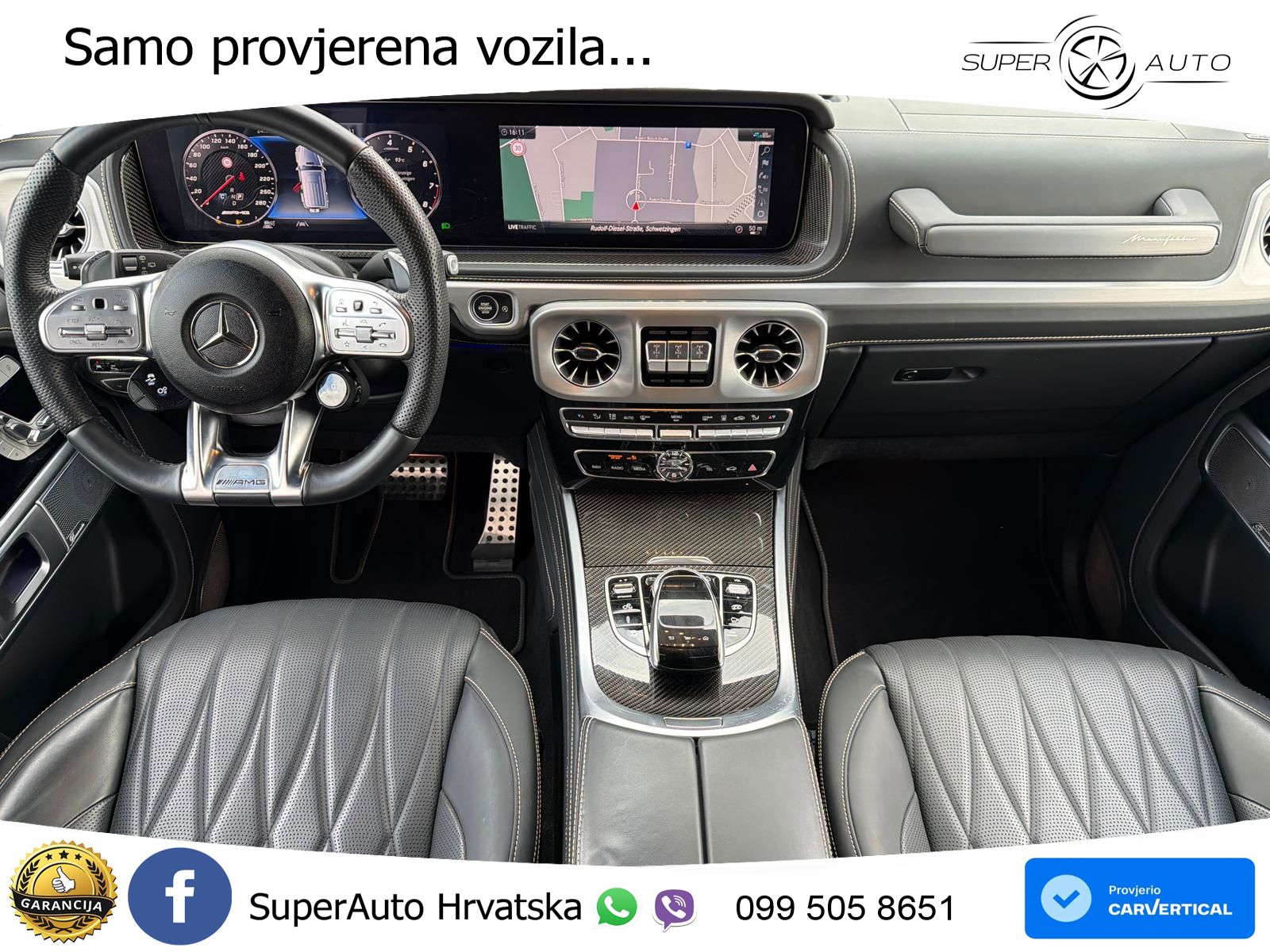 Mercedes AMG G 63 Long V8 (585 KS) 4MATIC 9G-TRONIC AMG SPEEDSHIFT PLUS Manufaktur LED+GR SJED+ACC