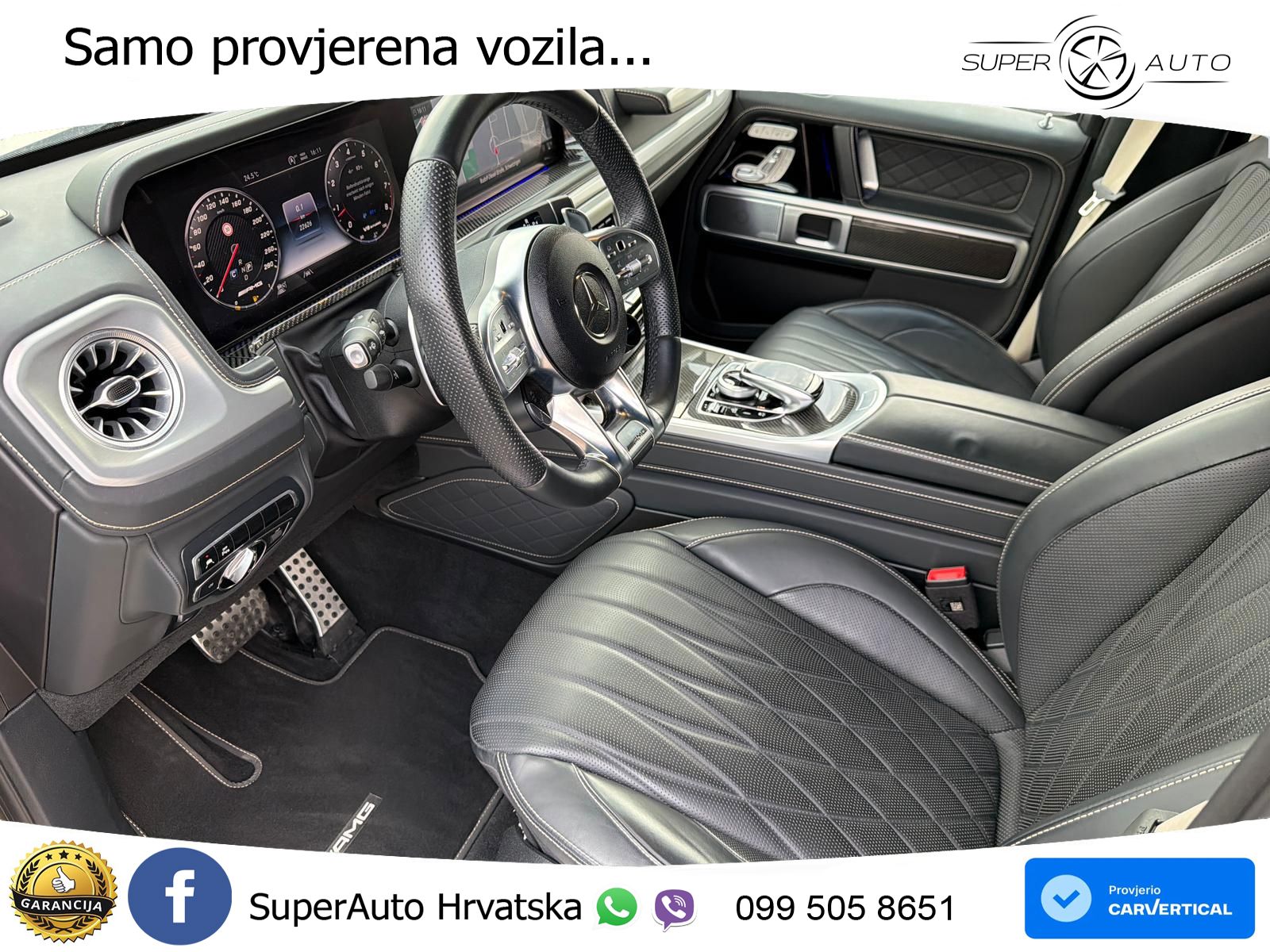 Mercedes AMG G 63 Long V8 (585 KS) 4MATIC 9G-TRONIC AMG SPEEDSHIFT PLUS Manufaktur LED+GR SJED+ACC