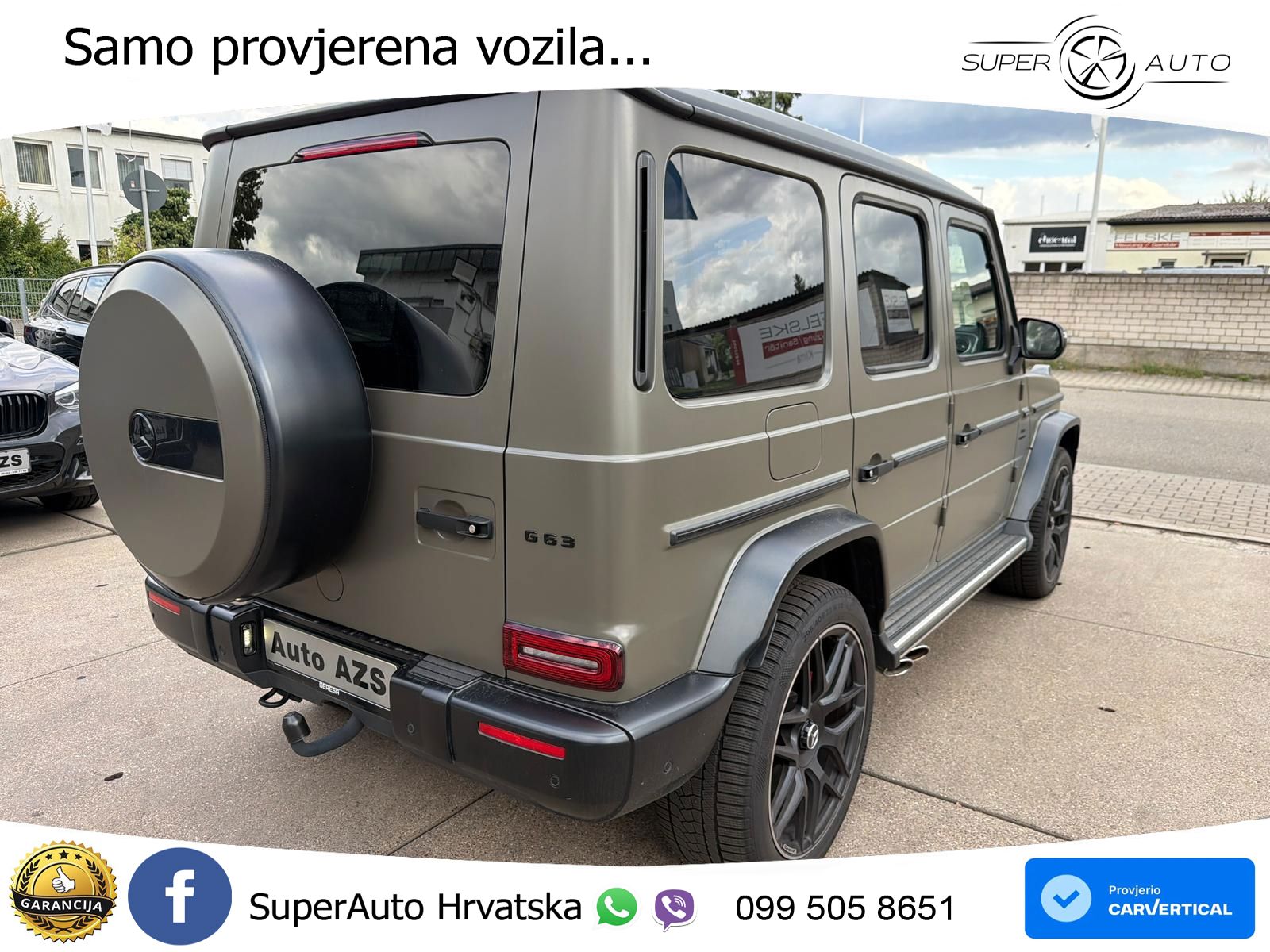Mercedes AMG G 63 Long V8 (585 KS) 4MATIC 9G-TRONIC AMG SPEEDSHIFT PLUS Manufaktur LED+GR SJED+ACC