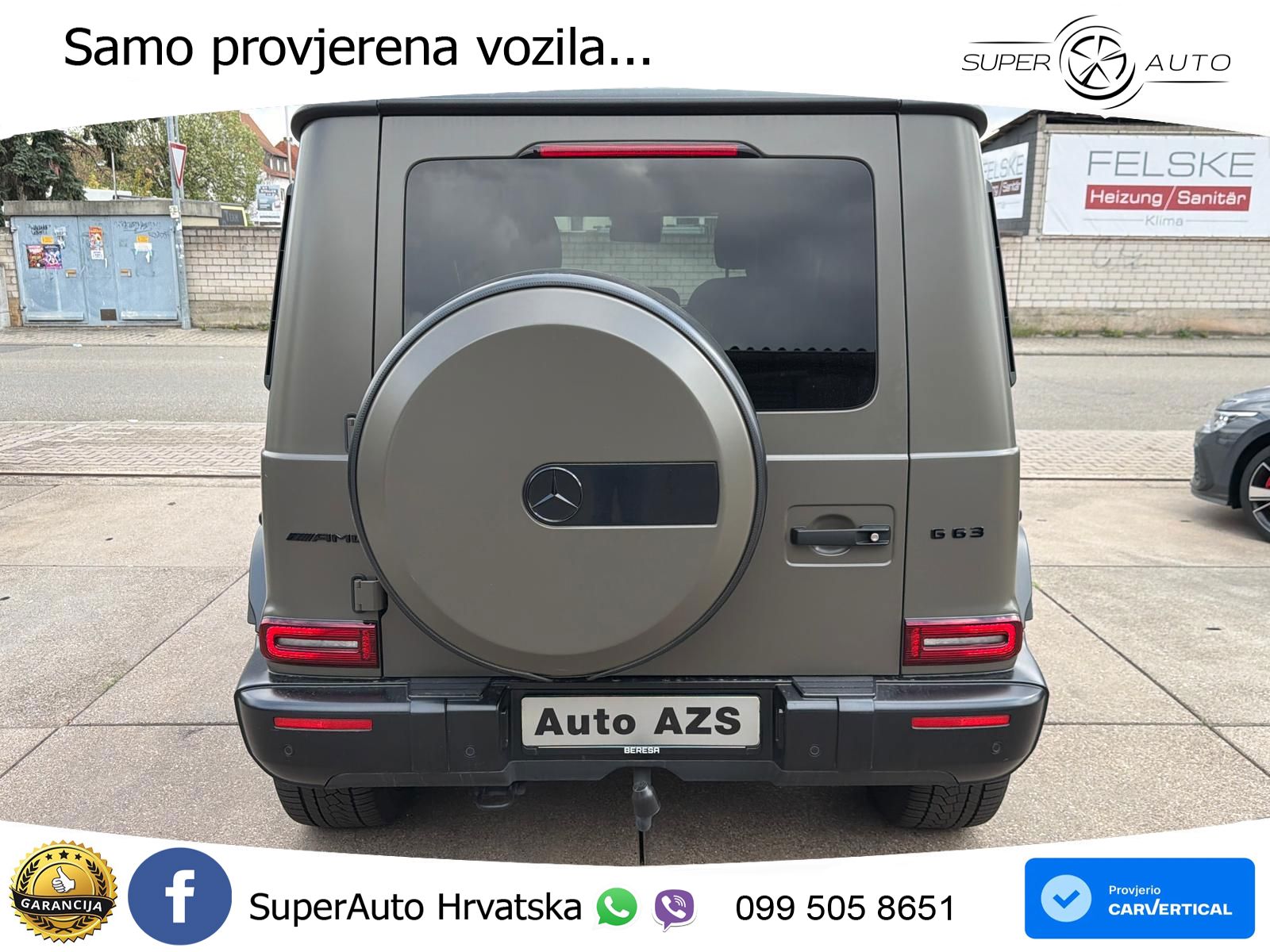 Mercedes AMG G 63 Long V8 (585 KS) 4MATIC 9G-TRONIC AMG SPEEDSHIFT PLUS Manufaktur LED+GR SJED+ACC