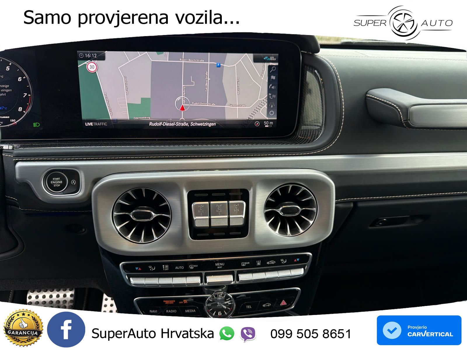 Mercedes AMG G 63 Long V8 (585 KS) 4MATIC 9G-TRONIC AMG SPEEDSHIFT PLUS Manufaktur LED+GR SJED+ACC