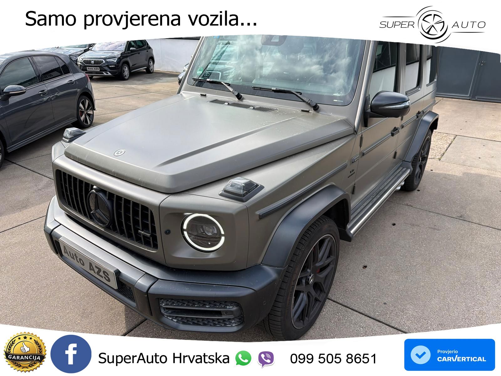 Mercedes AMG G 63 Long V8 (585 KS) 4MATIC 9G-TRONIC AMG SPEEDSHIFT PLUS Manufaktur LED+GR SJED+ACC