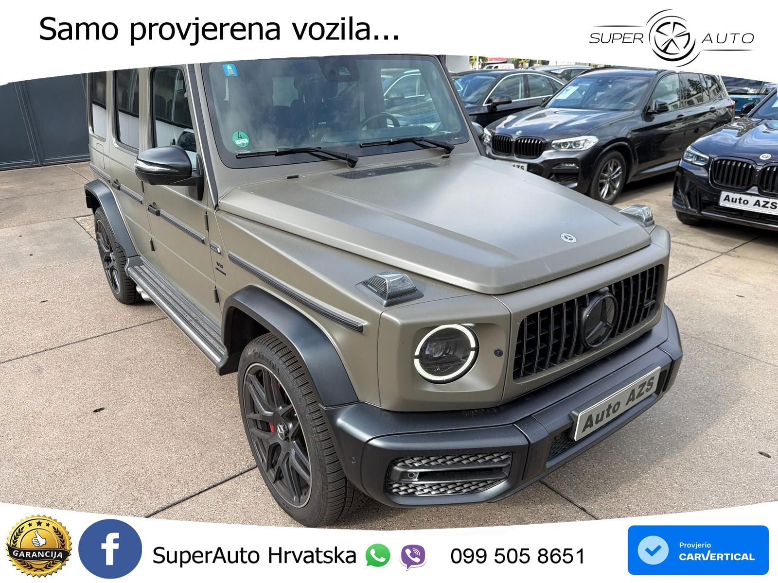 Mercedes AMG G 63 Long V8 (585 KS) 4MATIC 9G-TRONIC AMG SPEEDSHIFT PLUS Manufaktur LED+GR SJED+ACC