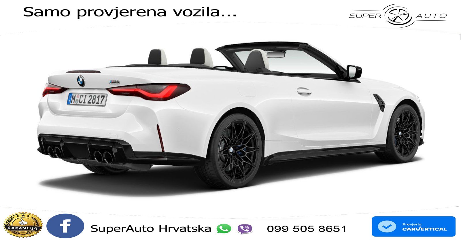 BMW M4 Convertible Competition 3.0 (510 KS) xDrive Steptronic