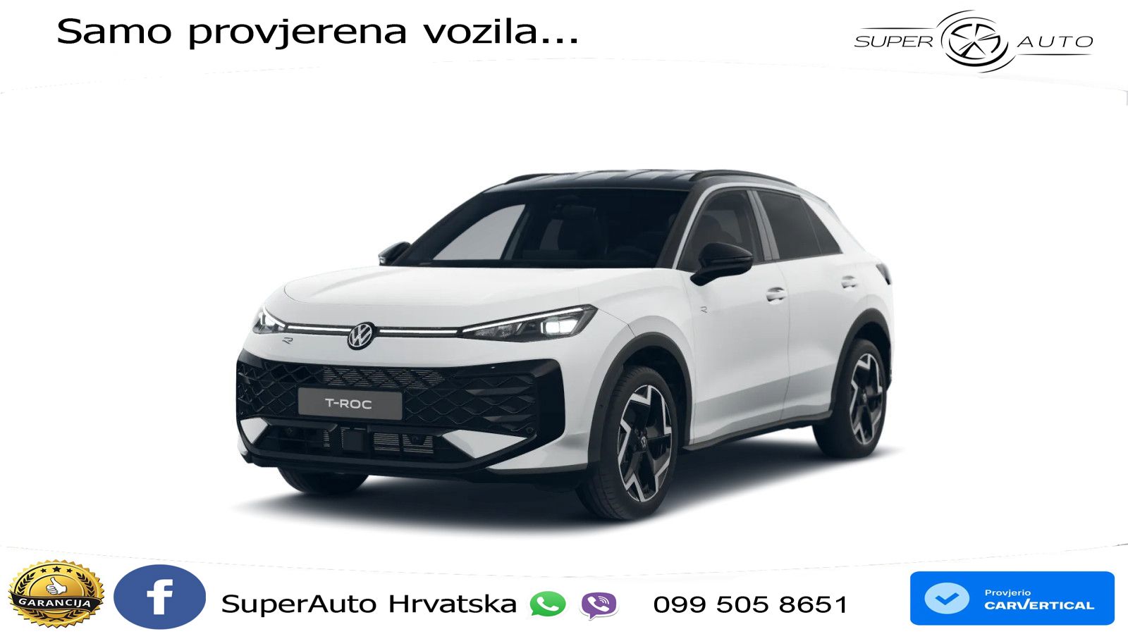 Volkswagen T-Roc 1.5 eTSI (150 KS)  DSG R-Line LED+GR SJED+ACC