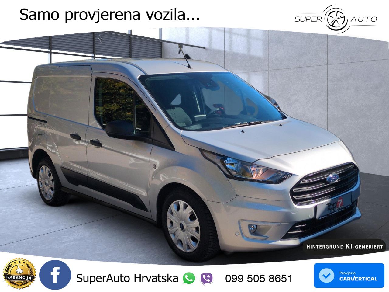 Ford Transit Connect 1.5 EcoBlue TDCi Trend L1 Klima 101 KS
