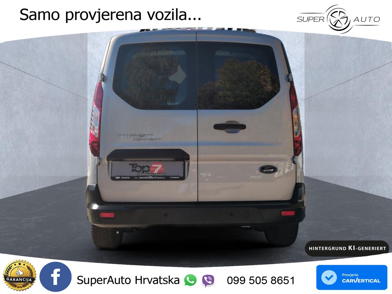 Ford Transit Connect 1.5 EcoBlue TDCi Trend L1 Klima 101 KS