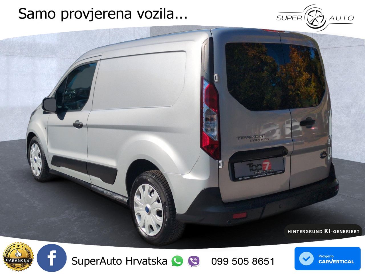 Ford Transit Connect 1.5 EcoBlue TDCi Trend L1 Klima 101 KS
