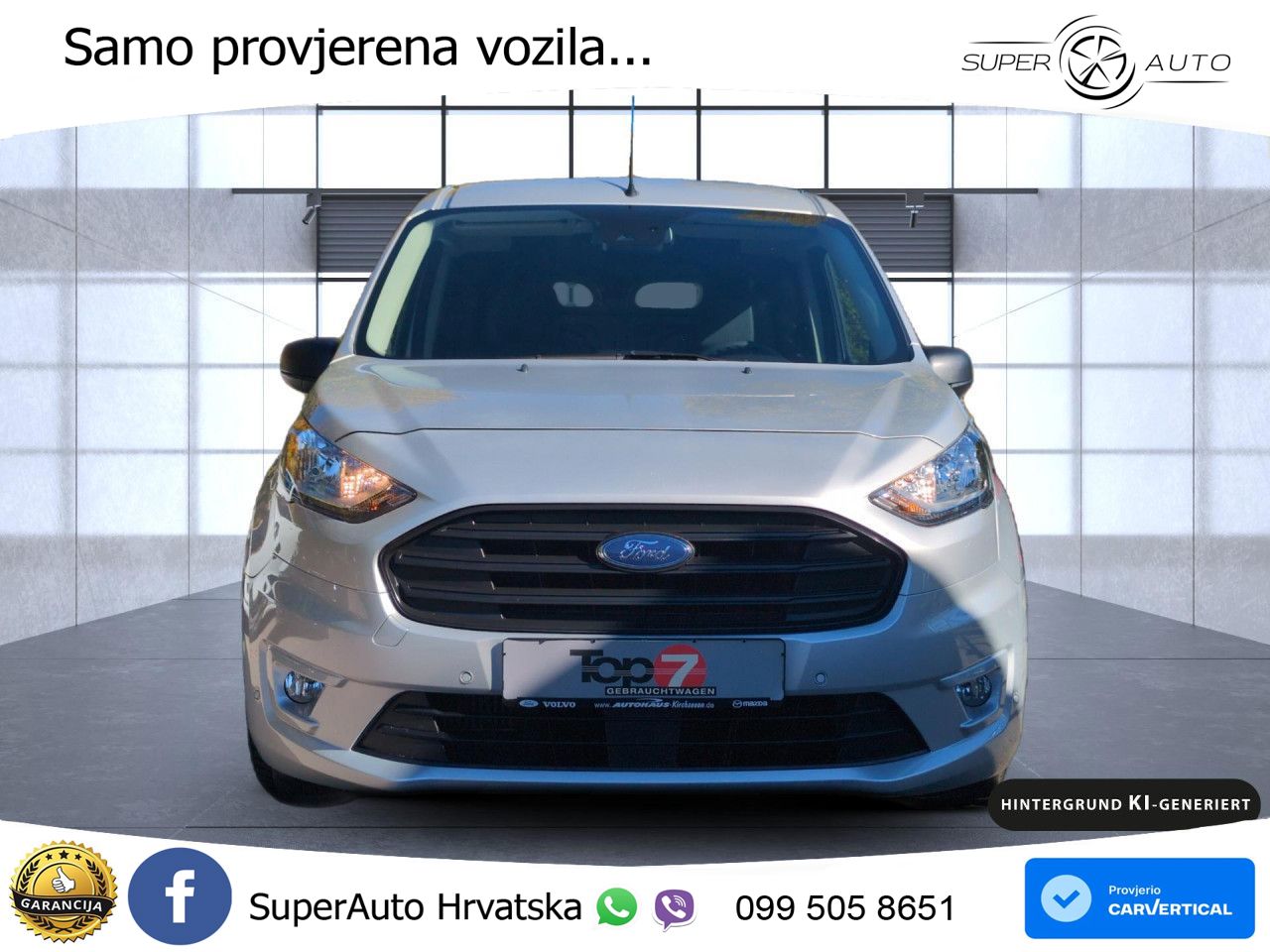 Ford Transit Connect 1.5 EcoBlue TDCi Trend L1 Klima 101 KS