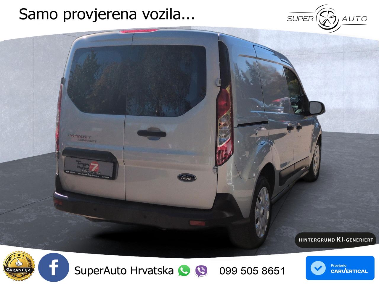 Ford Transit Connect 1.5 EcoBlue TDCi Trend L1 Klima 101 KS