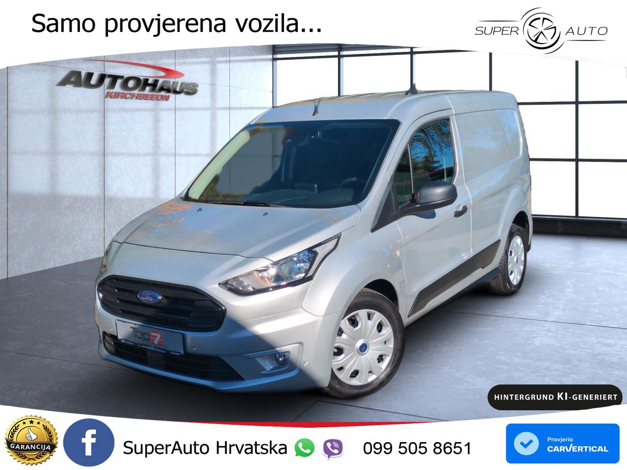 Ford Transit Connect 1.5 EcoBlue TDCi Trend L1 Klima 101 KS