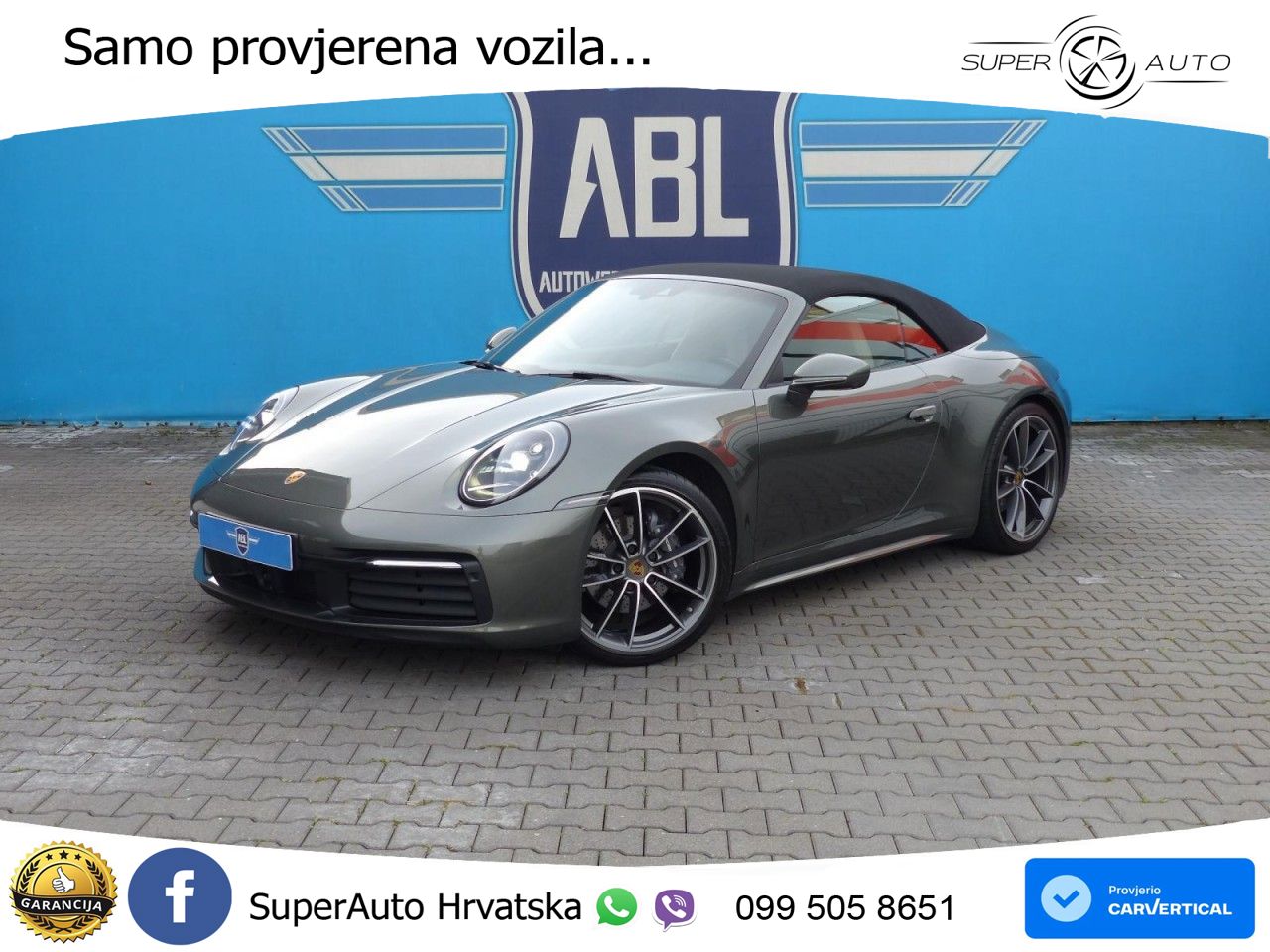 Porsche 911 Carrera Cabriolet 3.0 (385 KS) PDK LED+GR SJED+ACC